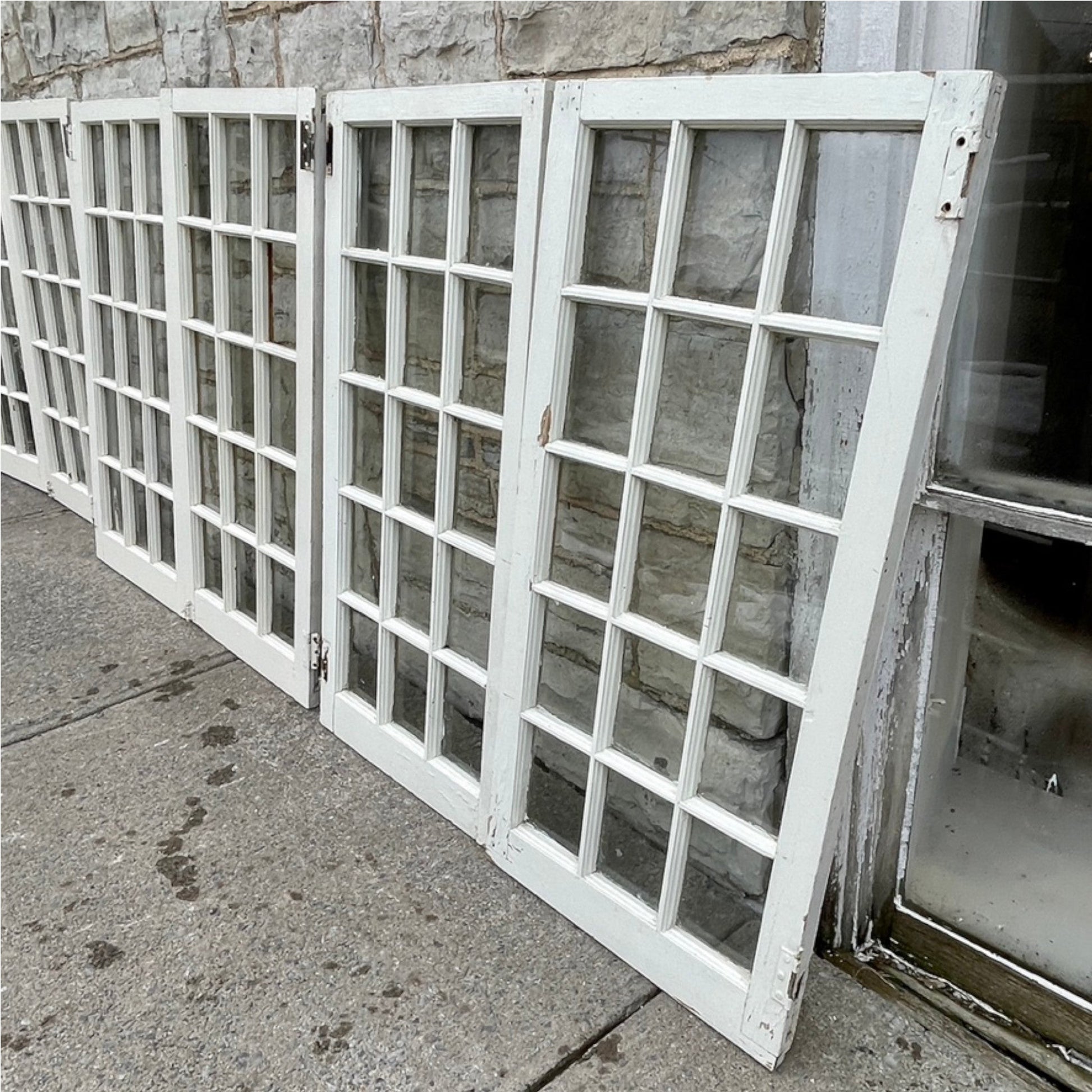 Antique 15 Lite Windows - Salvage-Garden
