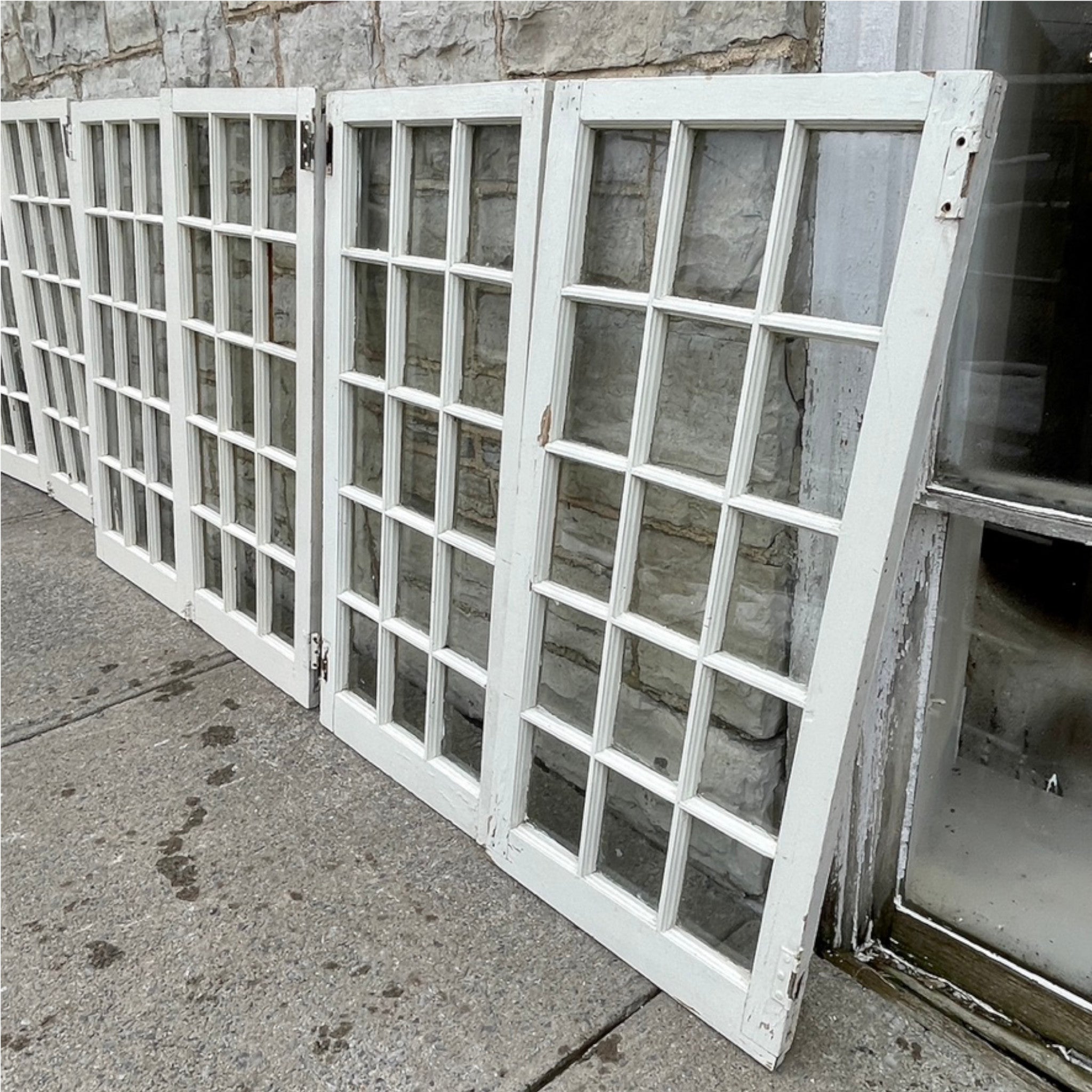 Antique 15 Lite Windows - Salvage-Garden