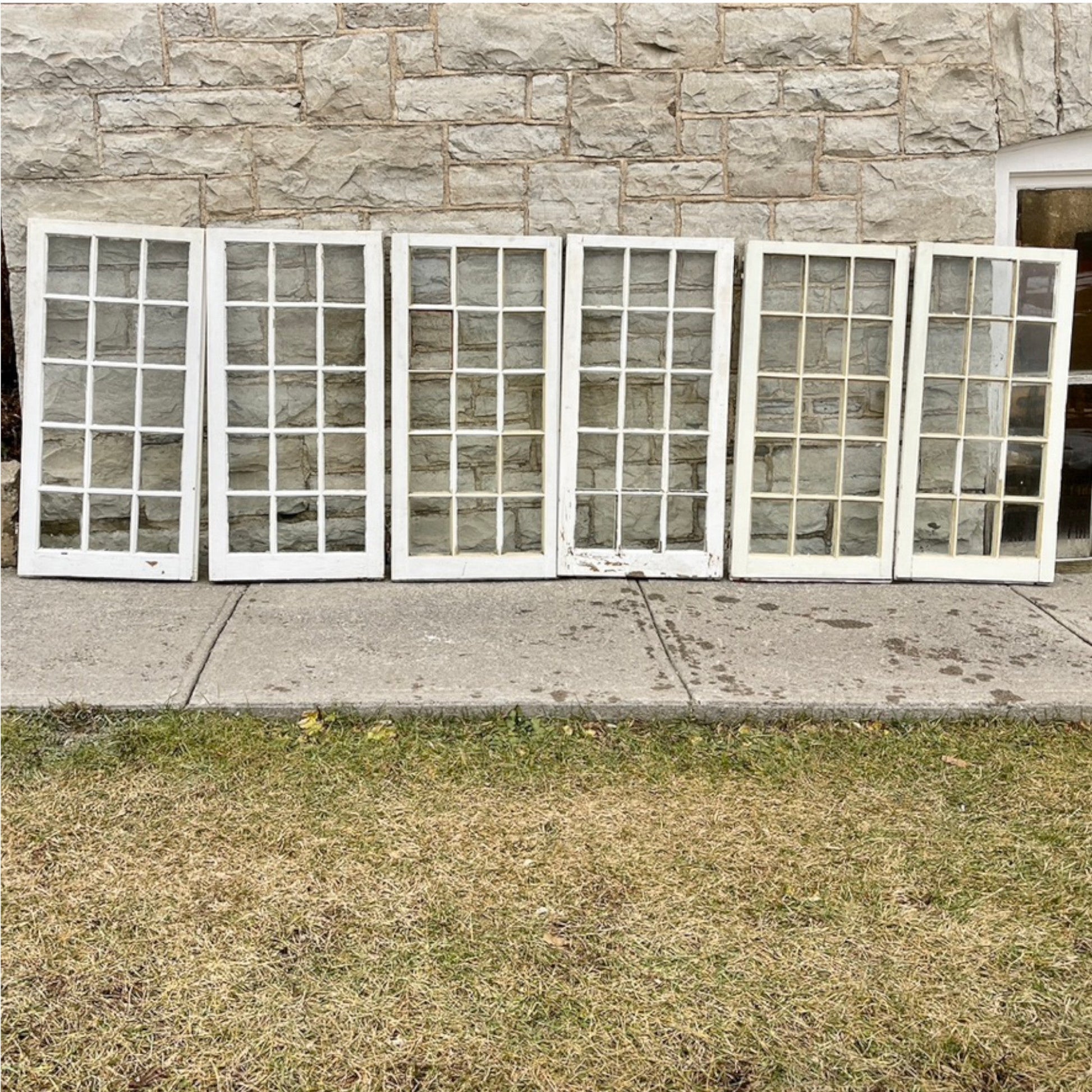 Antique 15 Lite Windows - Salvage-Garden