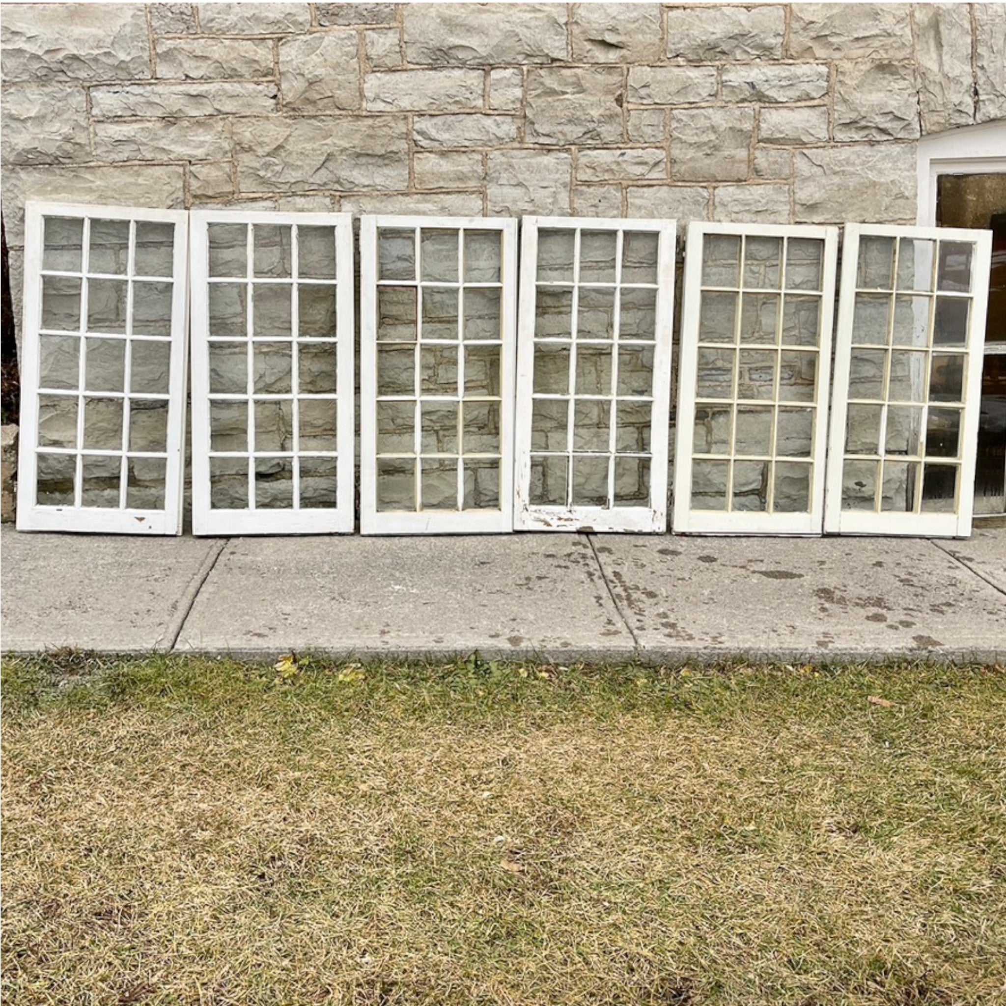 Antique 15 Lite Windows - Salvage-Garden