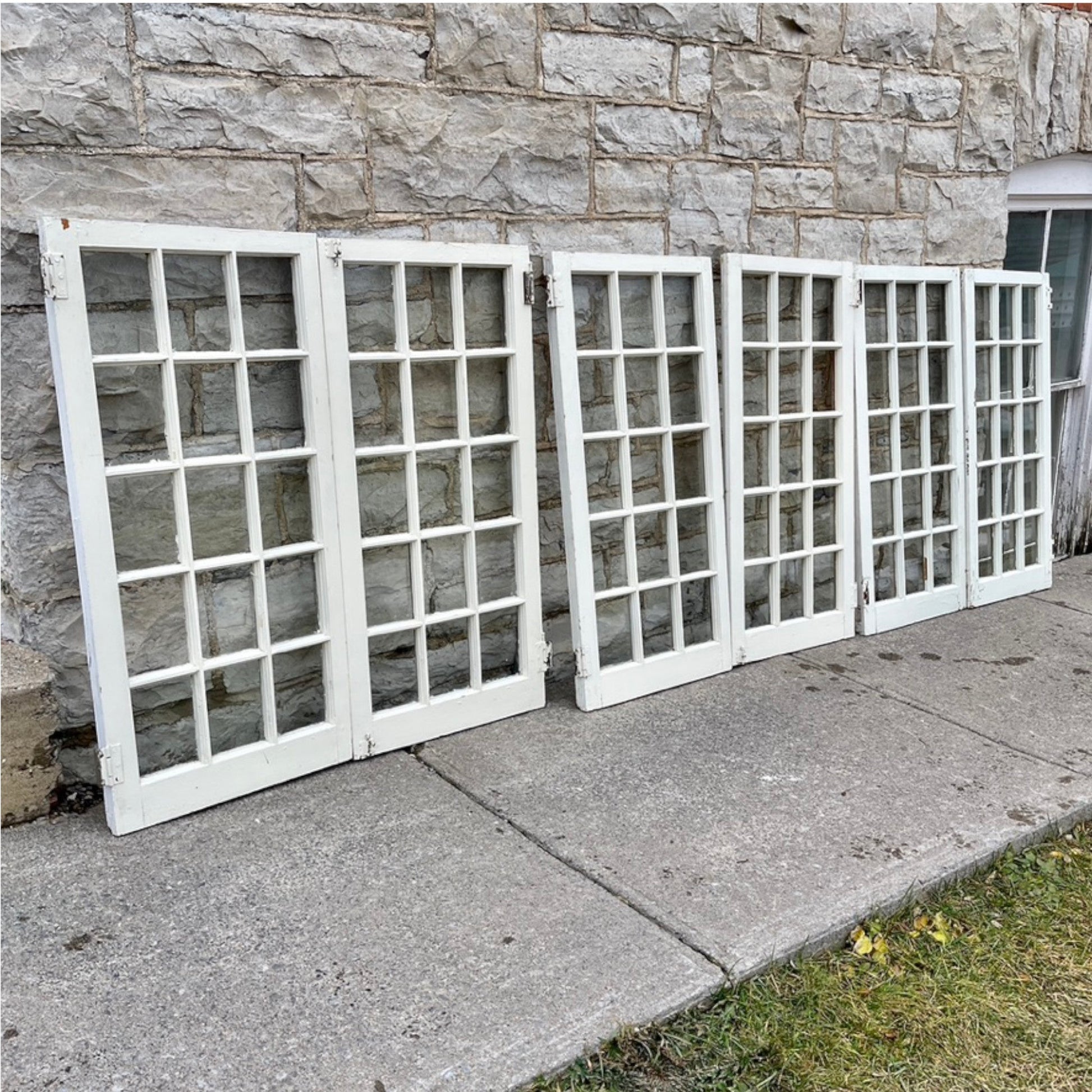 Antique 15 Lite Windows - Salvage-Garden