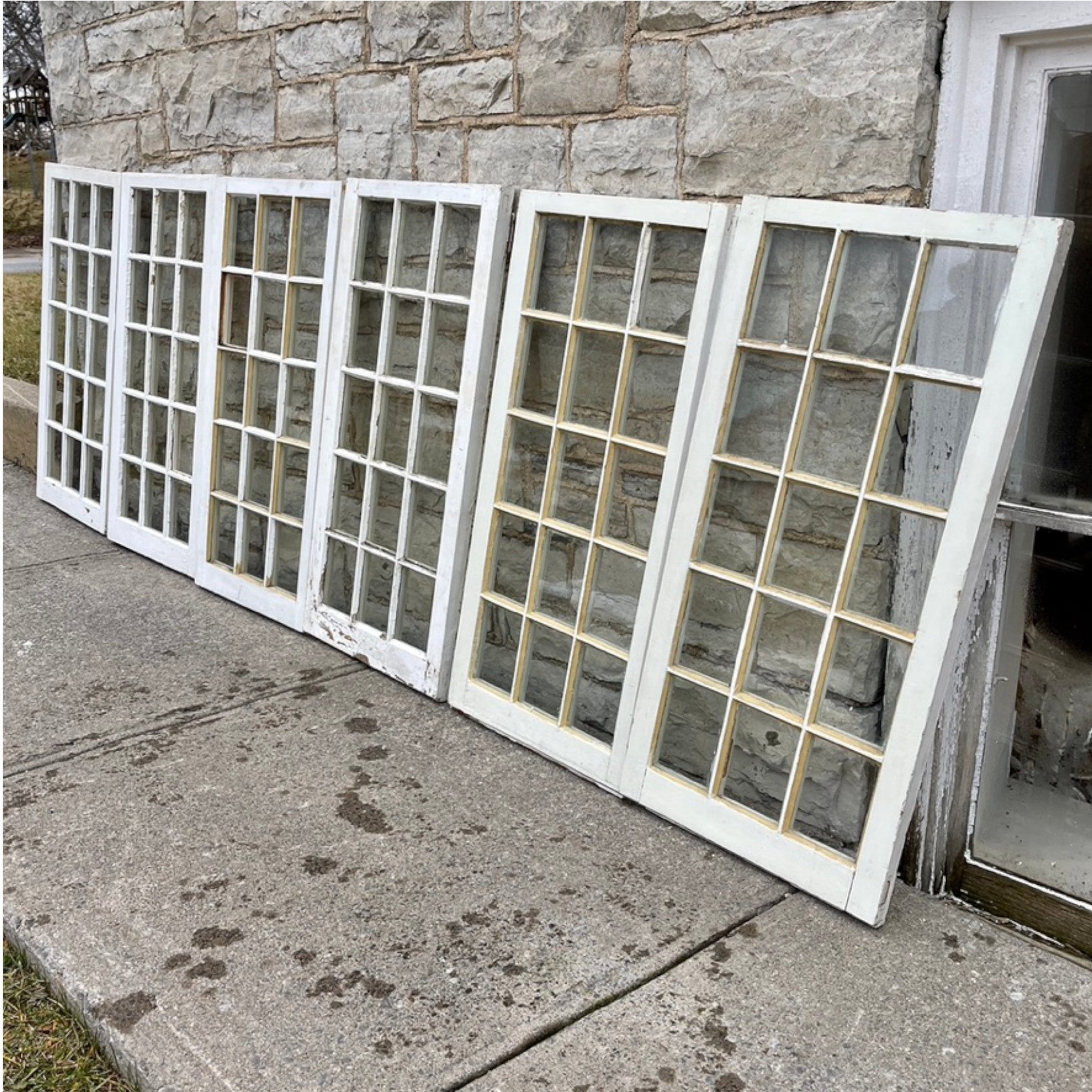 Antique 15 Lite Windows - Salvage-Garden