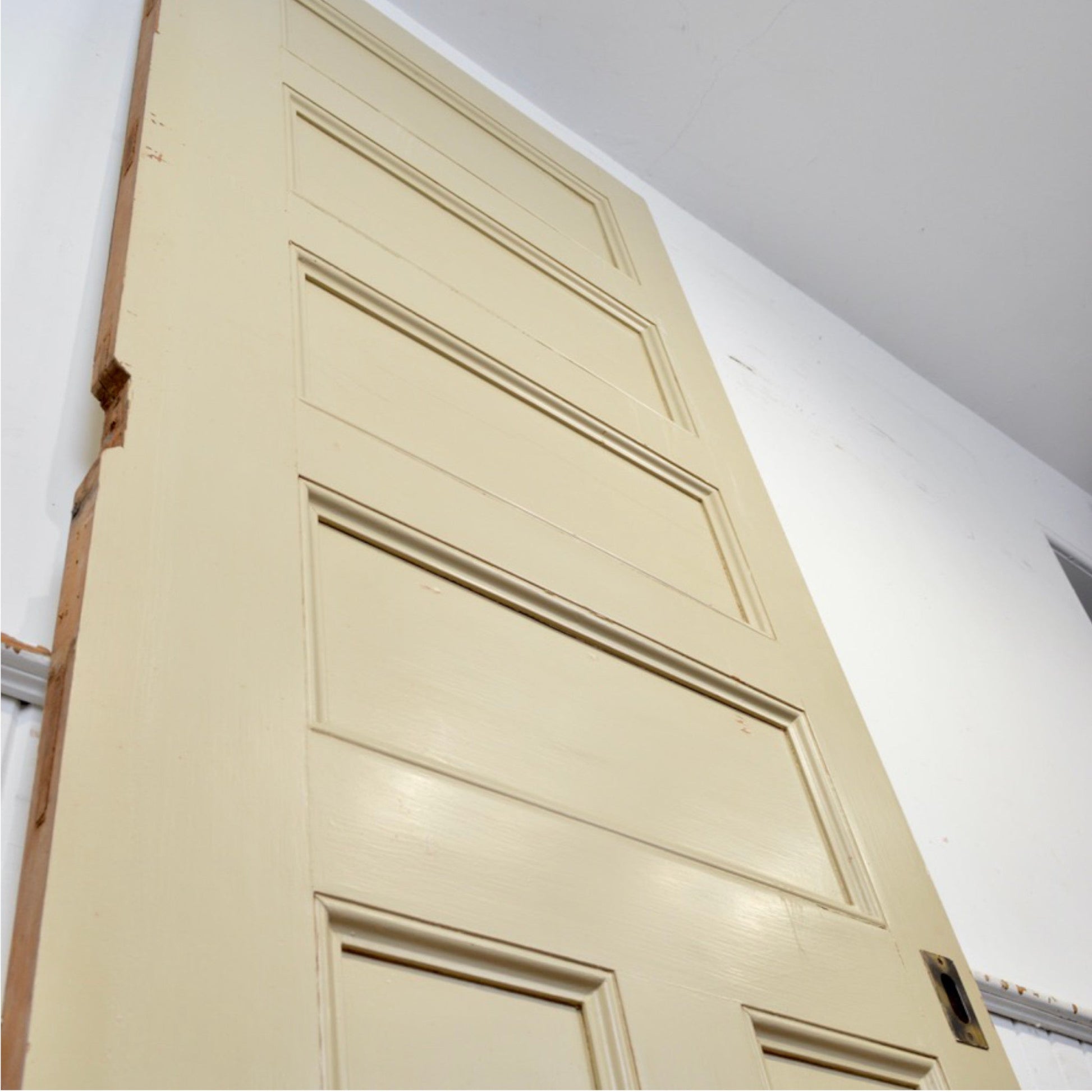 Antique 8 Panel Pocket Door - Salvage-Garden