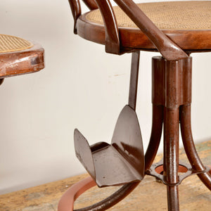 Antique Adjustable Switchboard Operator's Chairs Salvage-Garden