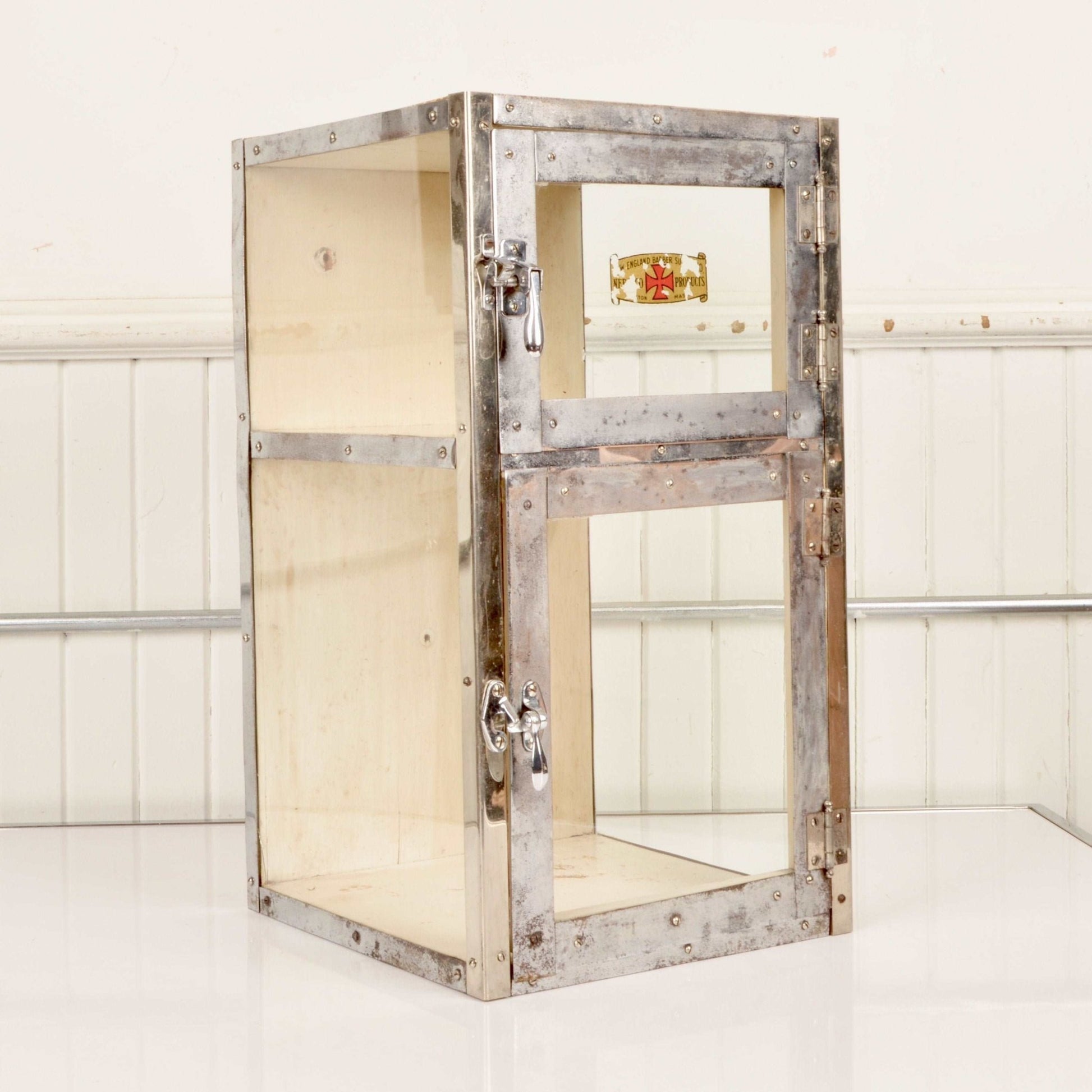 Antique Barber's Antiseptic Cabinet - Salvage-Garden