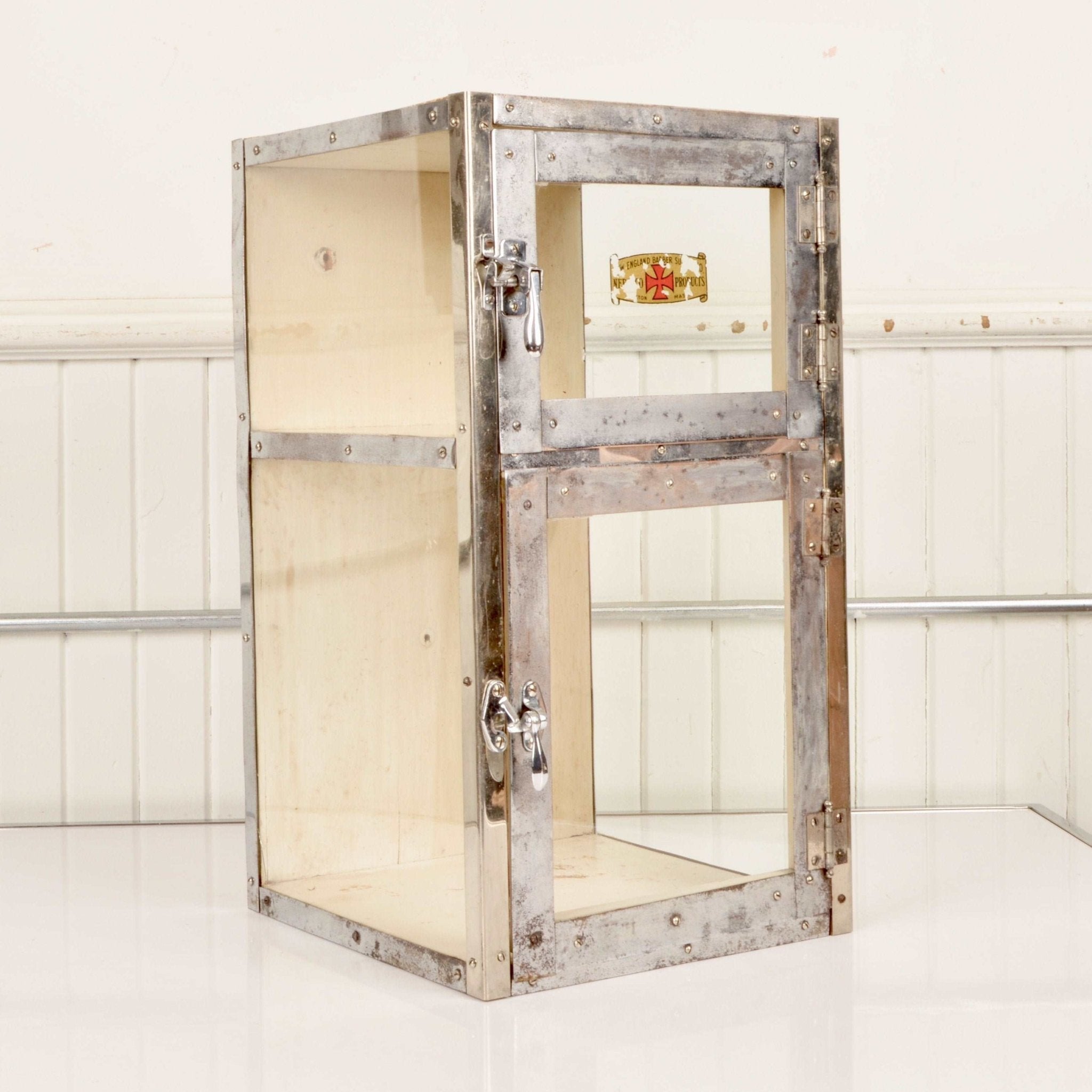 Antique Barber's Antiseptic Cabinet - Salvage-Garden