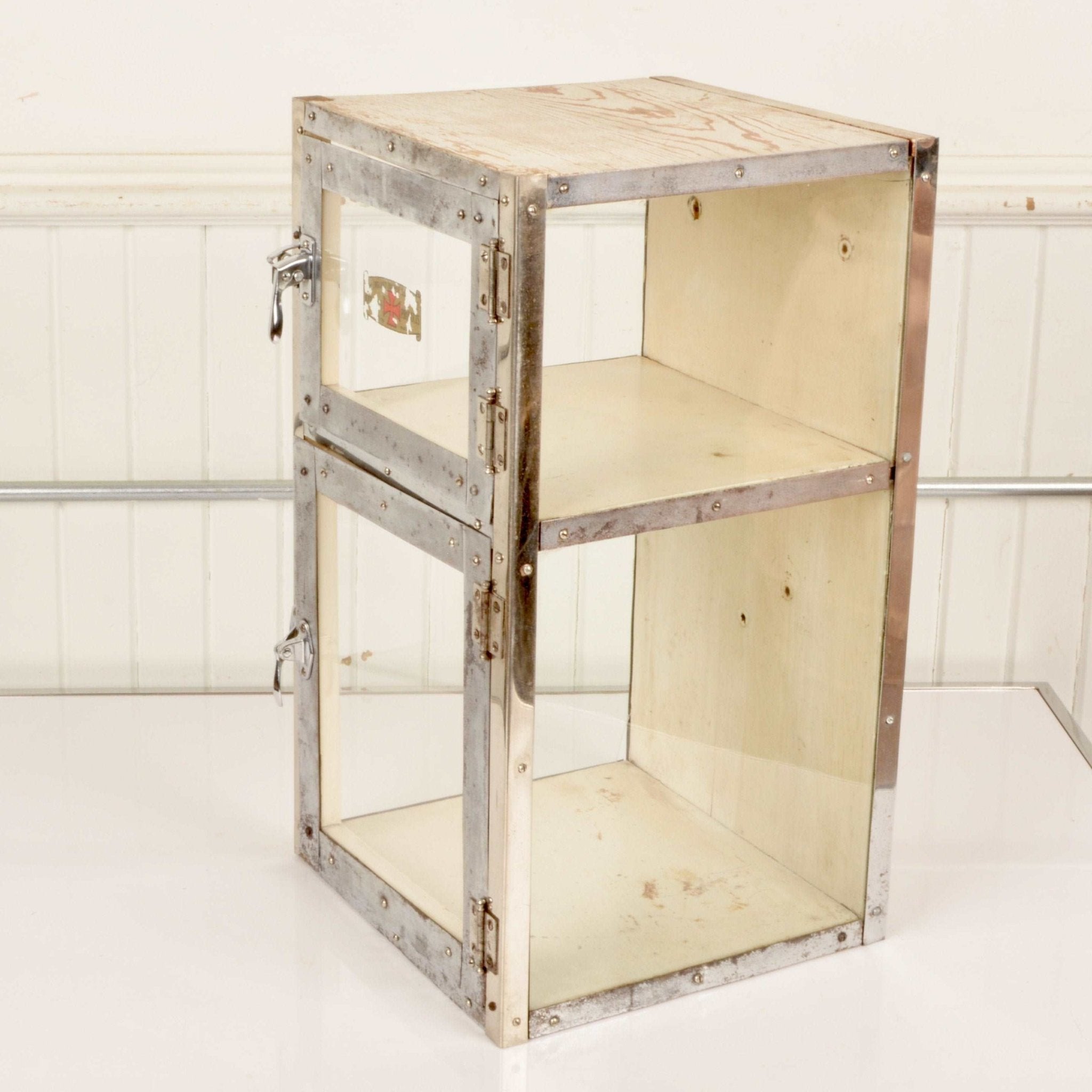 Antique Barber's Antiseptic Cabinet - Salvage-Garden