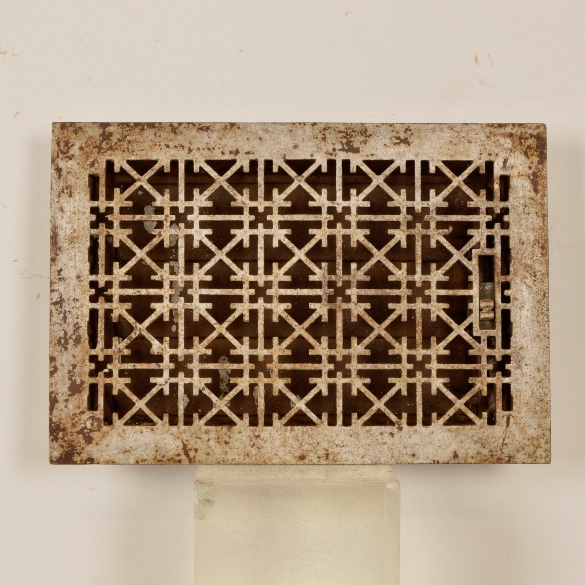 Antique Cast Iron Floor Register - Salvage-Garden