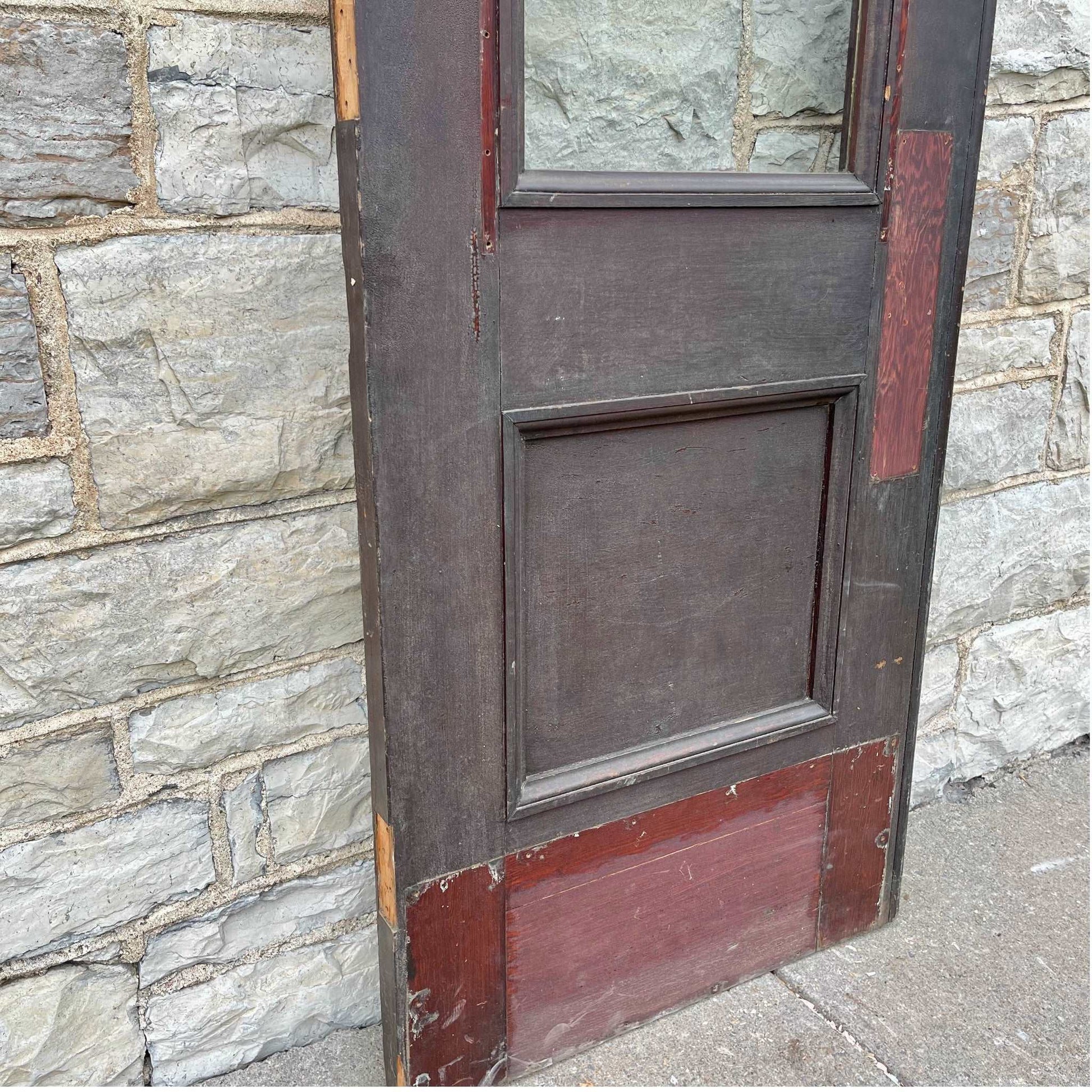 Antique Commercial Door - Salvage-Garden