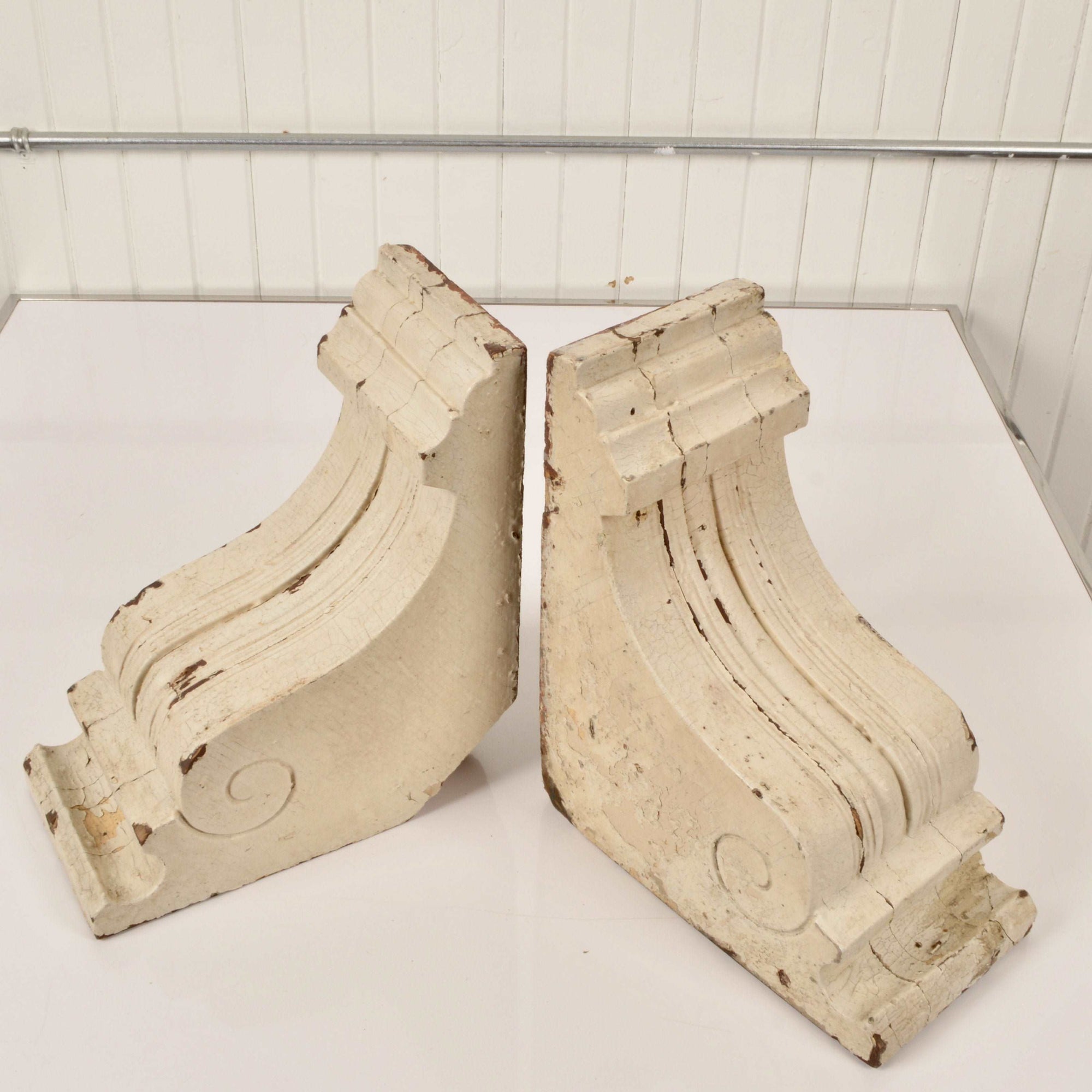 Antique Corbel Brackets Salvage-Garden