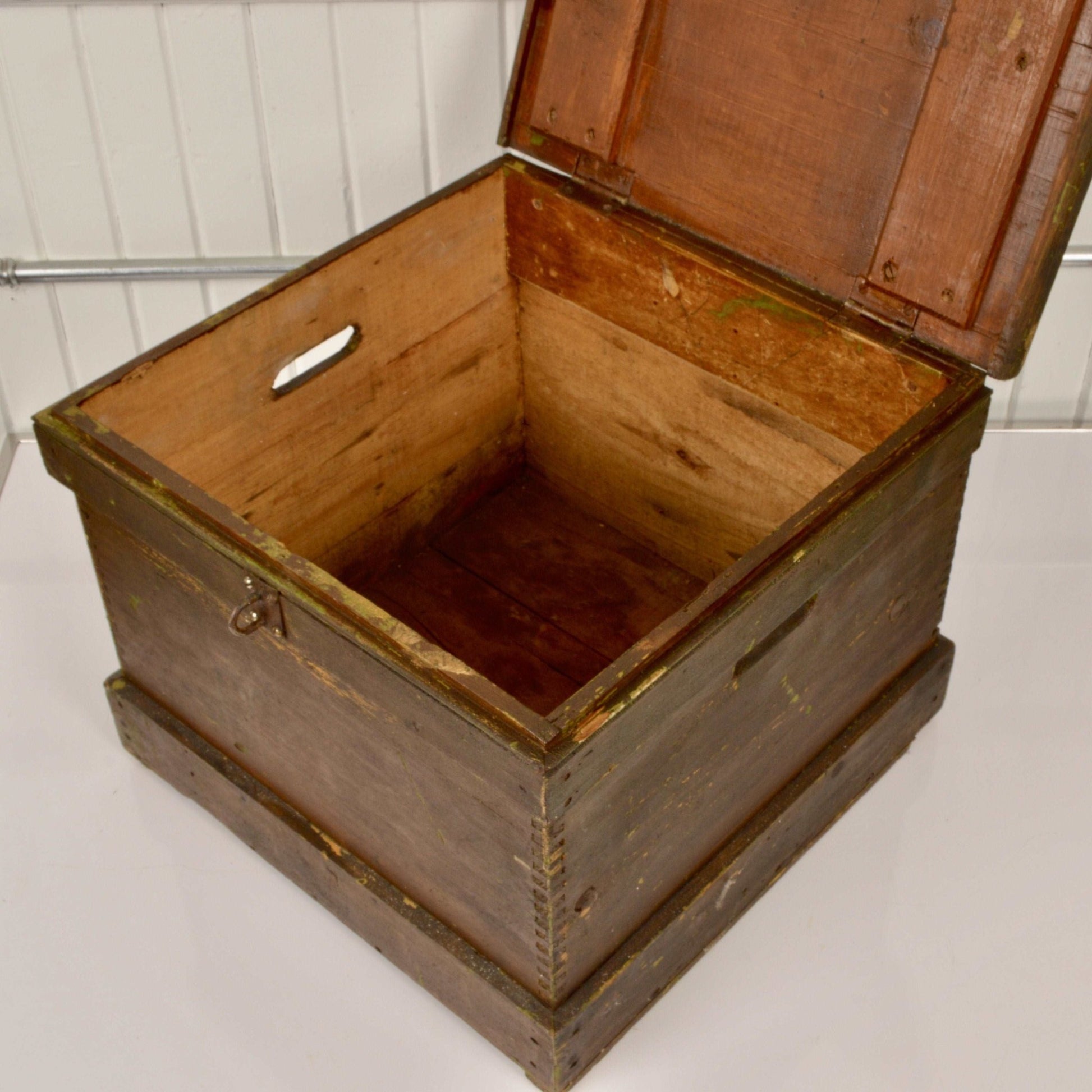 Antique Egg Carton Chest - Salvage-Garden