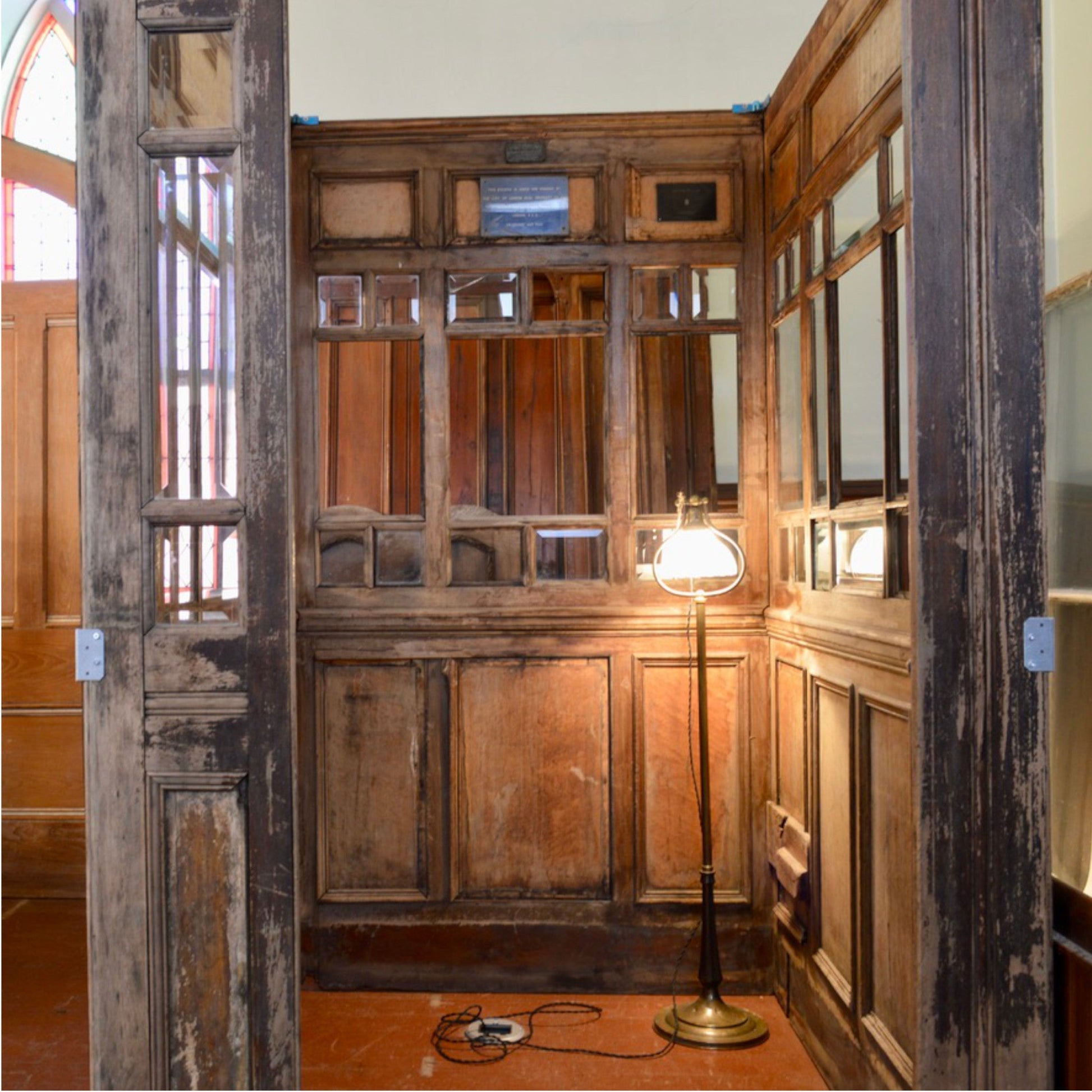 Antique Elevator Car Panels - Salvage-Garden