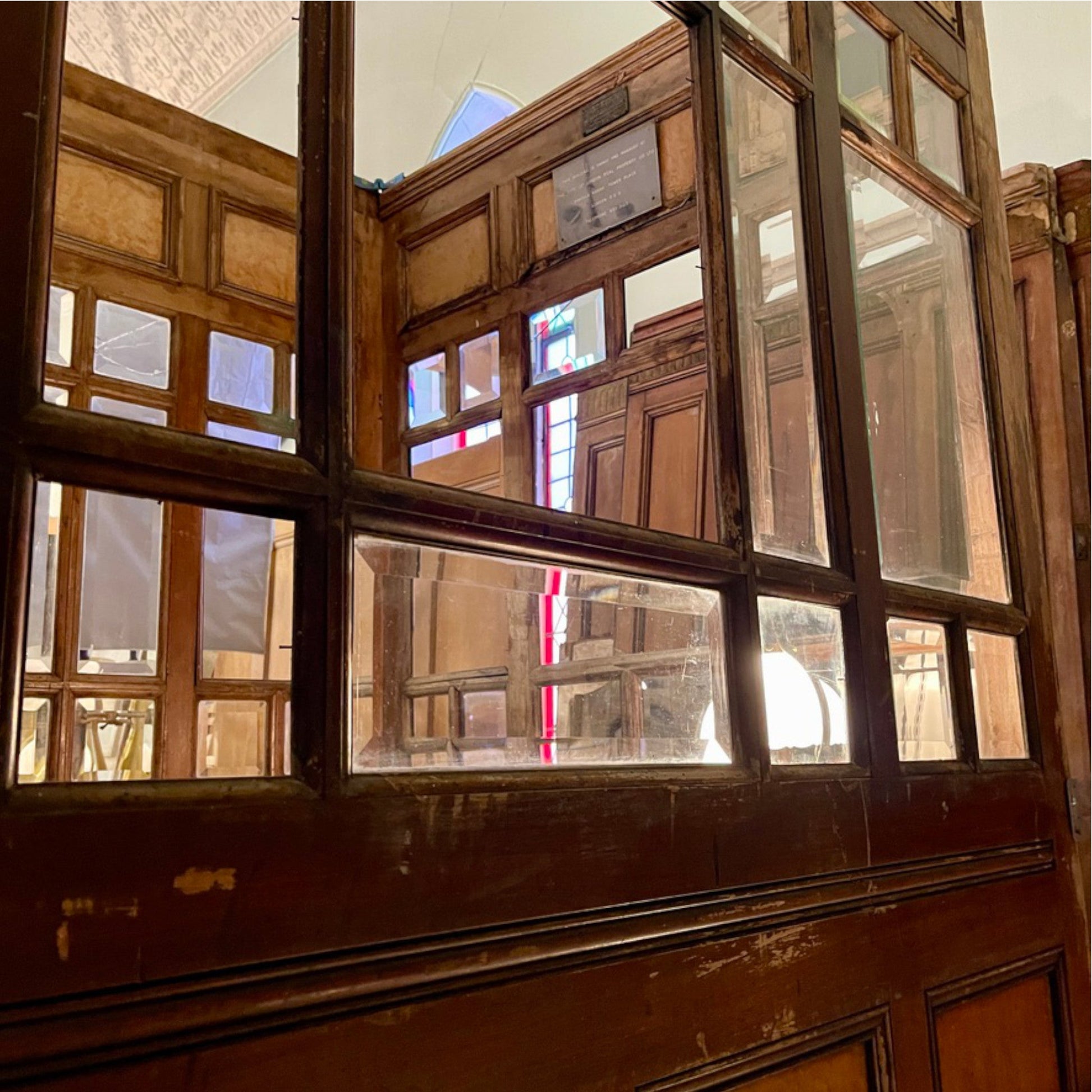 Antique Elevator Car Panels - Salvage-Garden