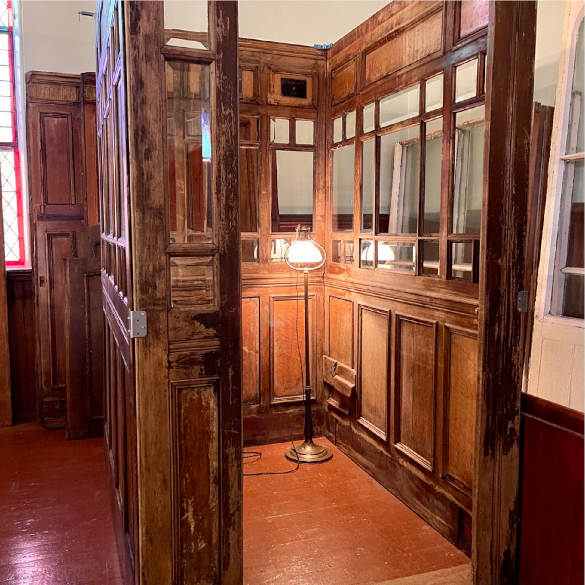 Antique Elevator Car Panels - Salvage-Garden