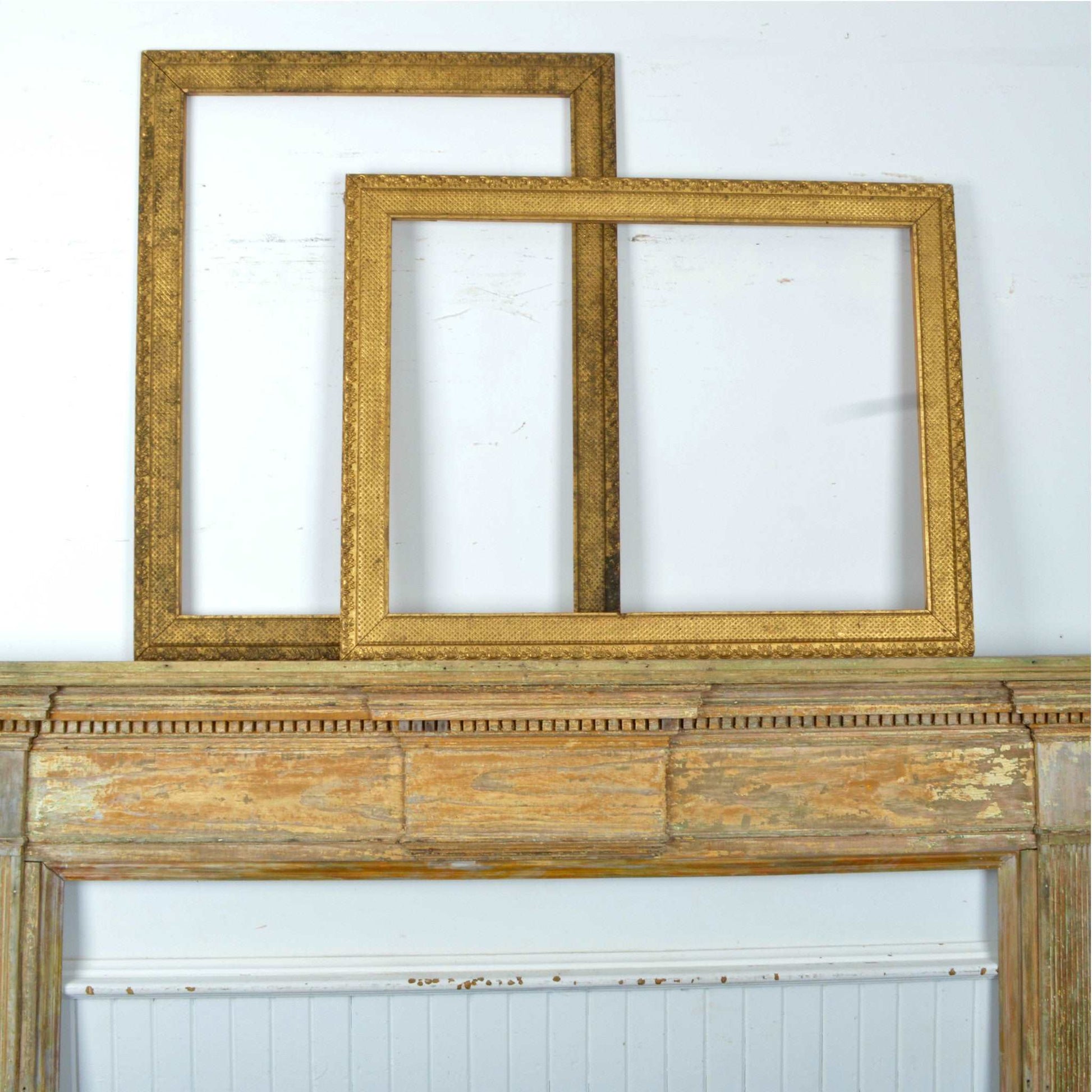 Antique Gilded Picture Frame Rabbets - Salvage-Garden
