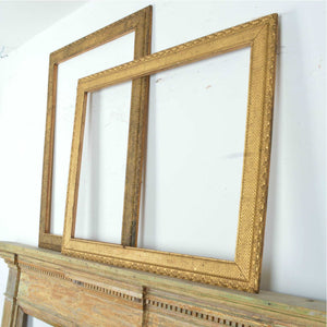 Antique Gilded Picture Frame Rabbets - Salvage-Garden