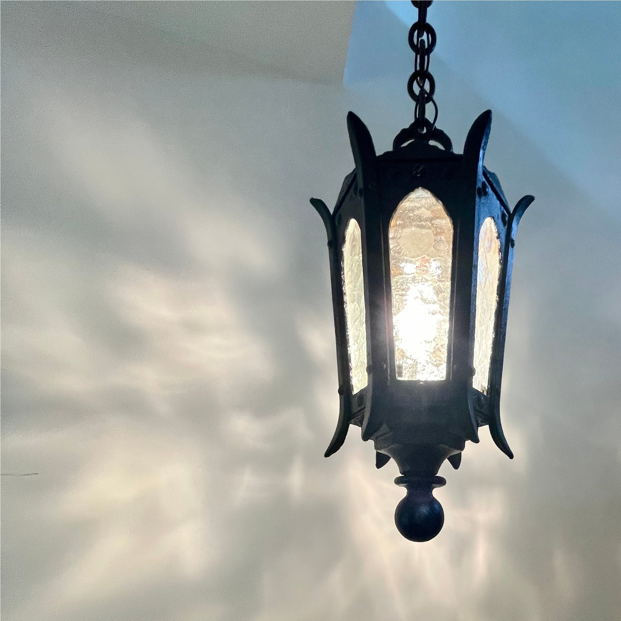Antique Gothic Revival Exterior Light - Salvage-Garden