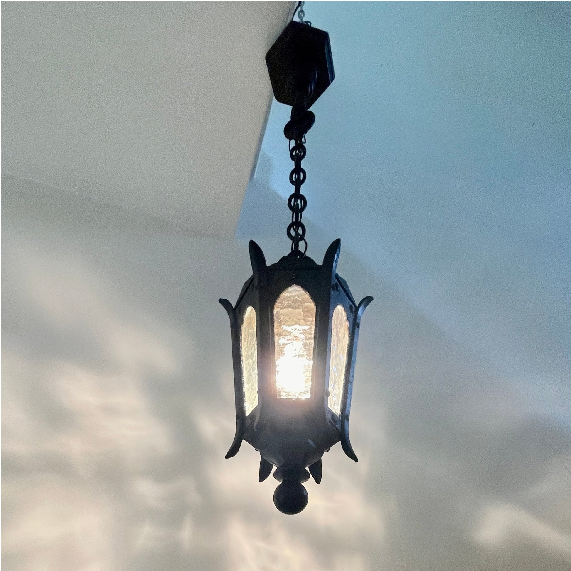 Antique Gothic Revival Exterior Light - Salvage-Garden