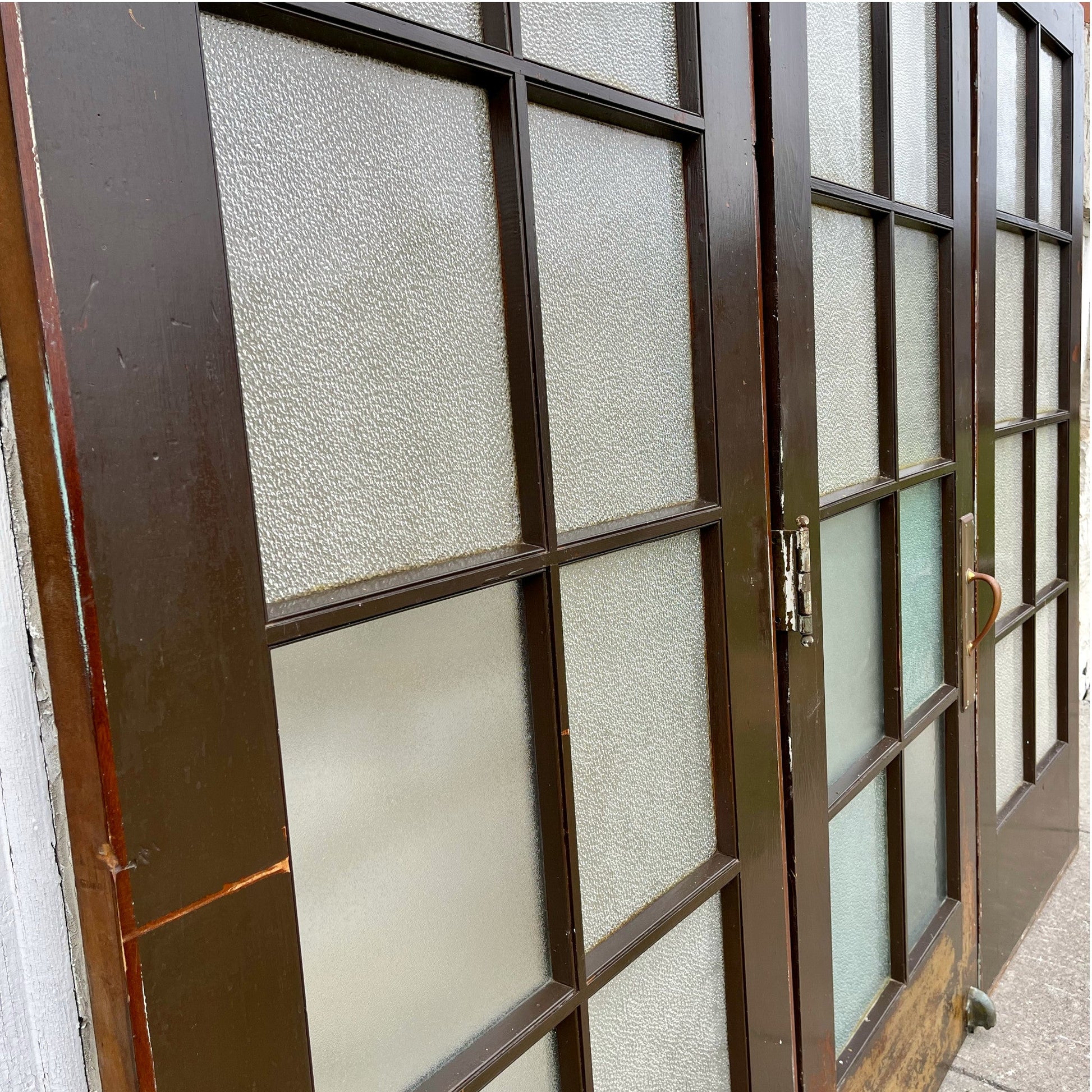 Antique Institutional Door Set - Salvage-Garden