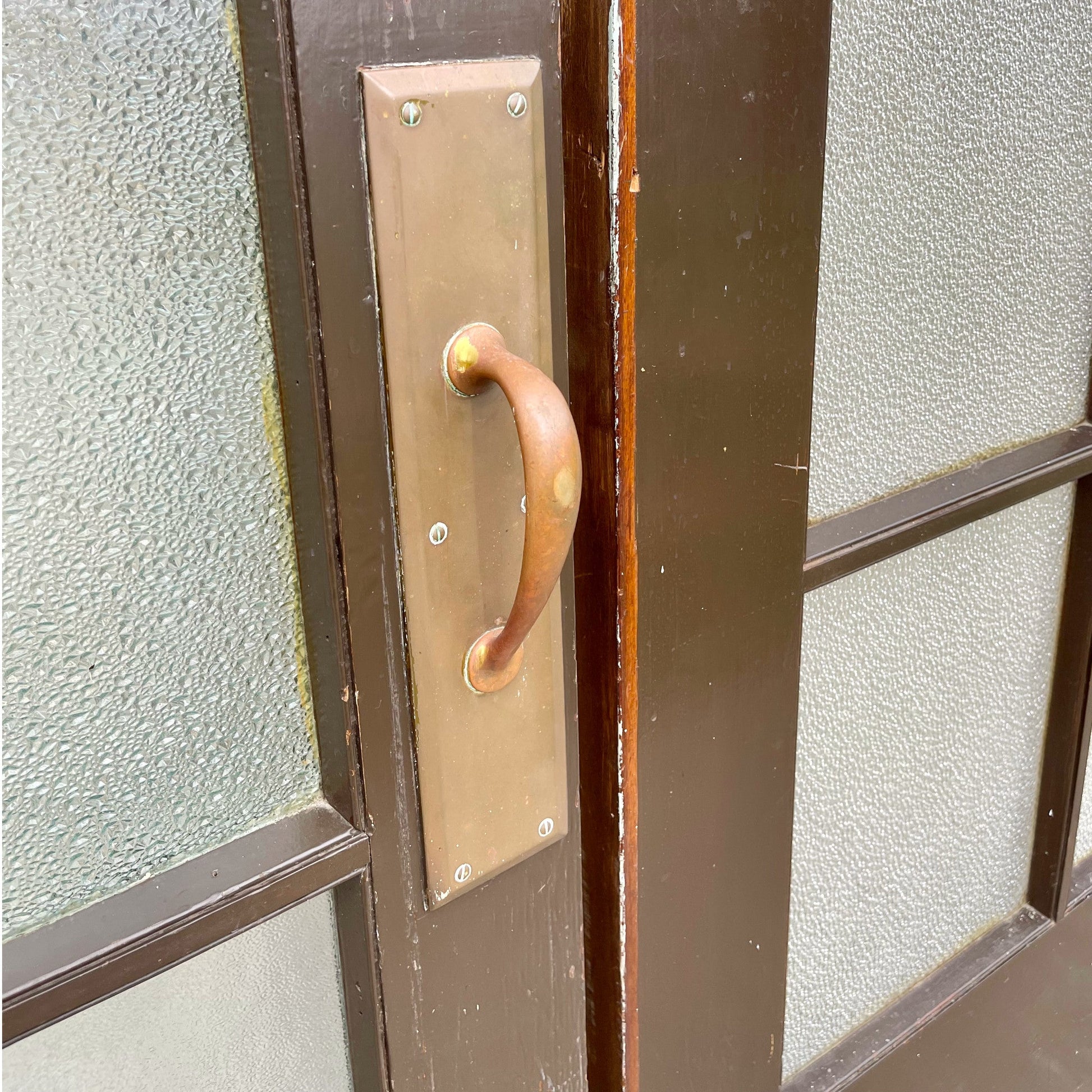 Antique Institutional Door Set - Salvage-Garden