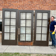 Antique Institutional Door Set - Salvage-Garden