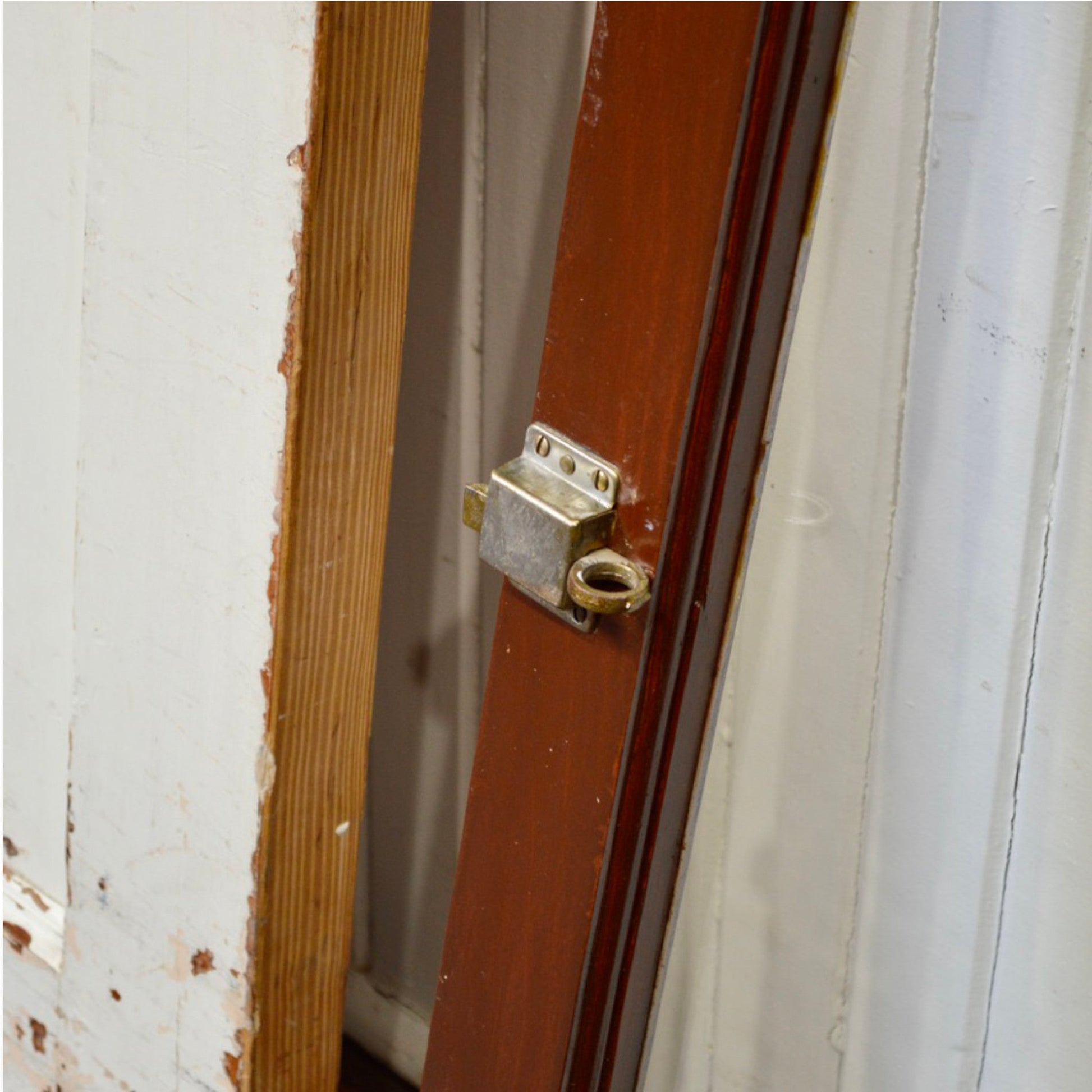 Antique Institutional Door With Transom - Salvage-Garden