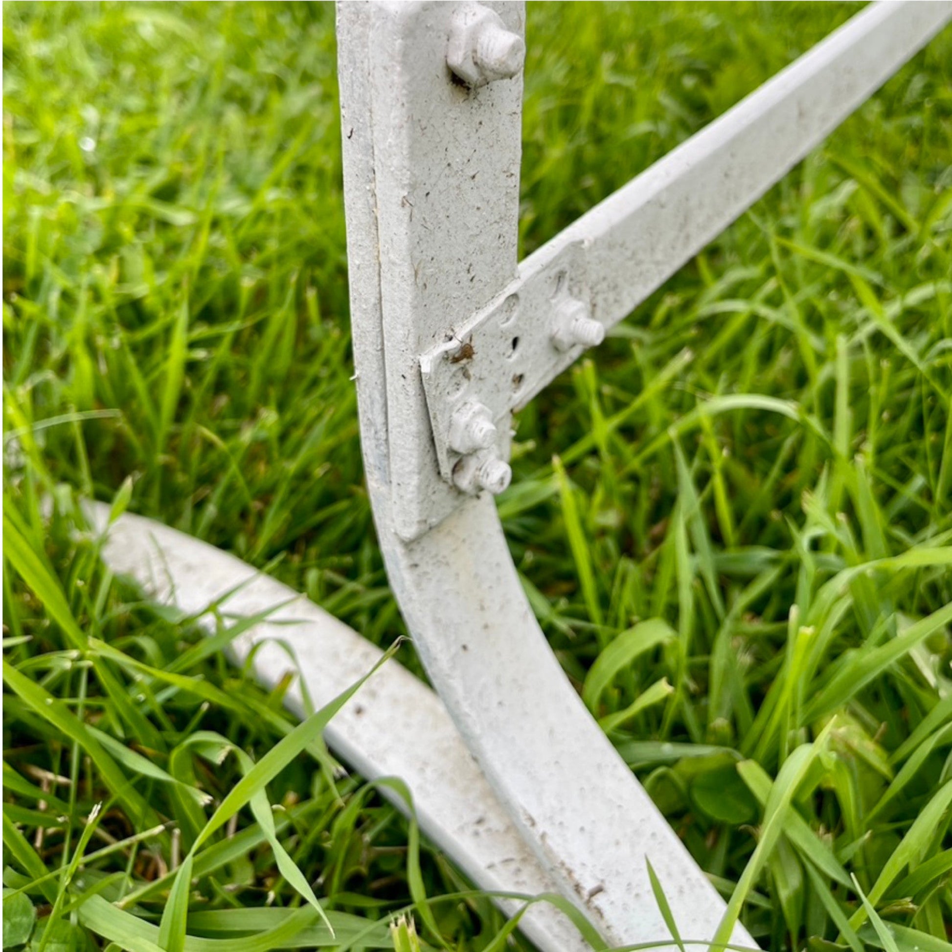 Antique Iron Garden Bench - Salvage-Garden