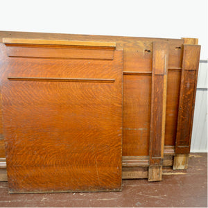 Antique Oak Counter Front - Salvage-Garden