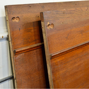 Antique Oak Counter Front - Salvage-Garden