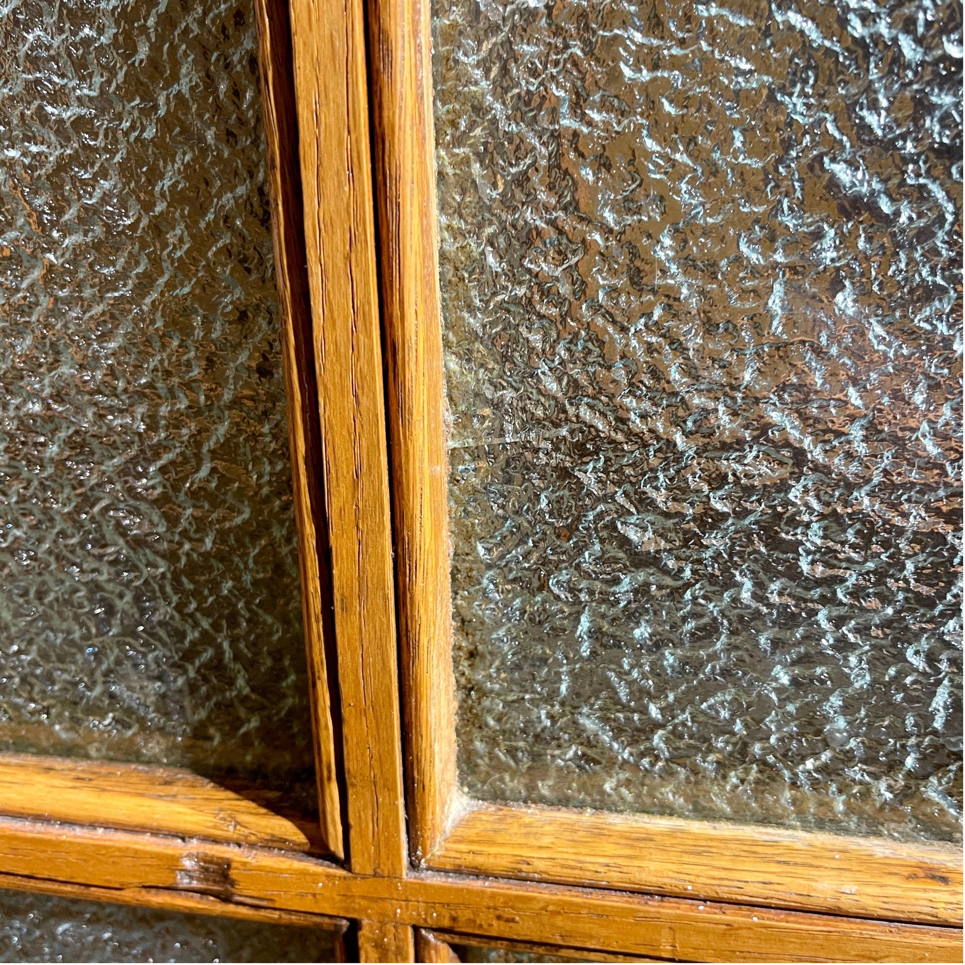 Antique Oak French Doors - Salvage-Garden