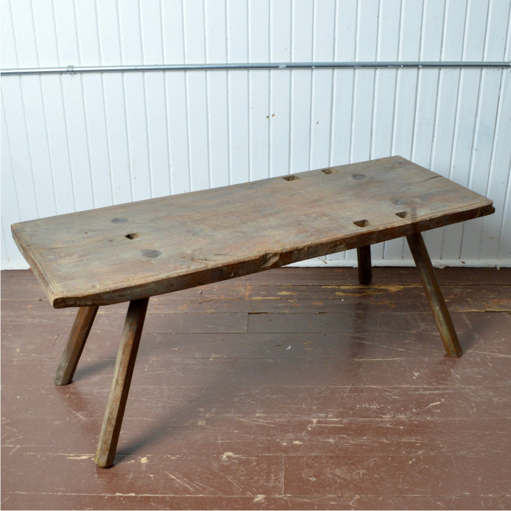 Antique Pig Bench - Salvage-Garden