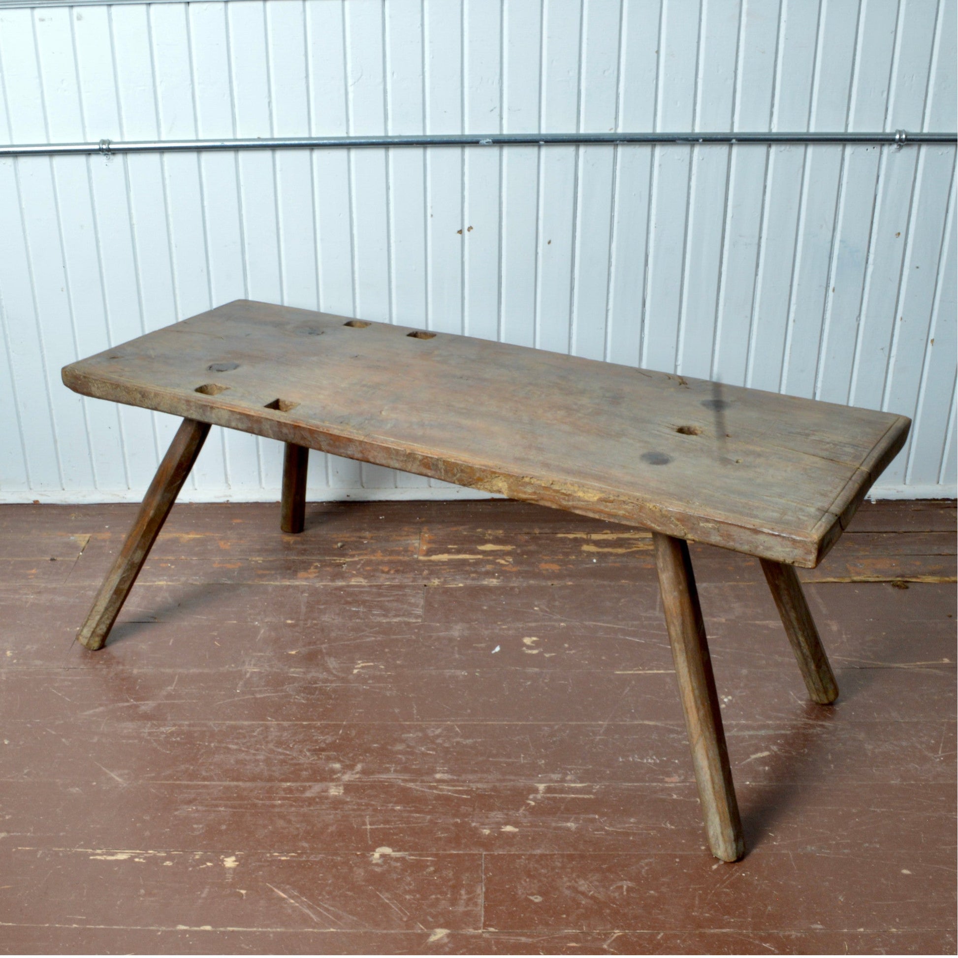 Antique Pig Bench - Salvage-Garden