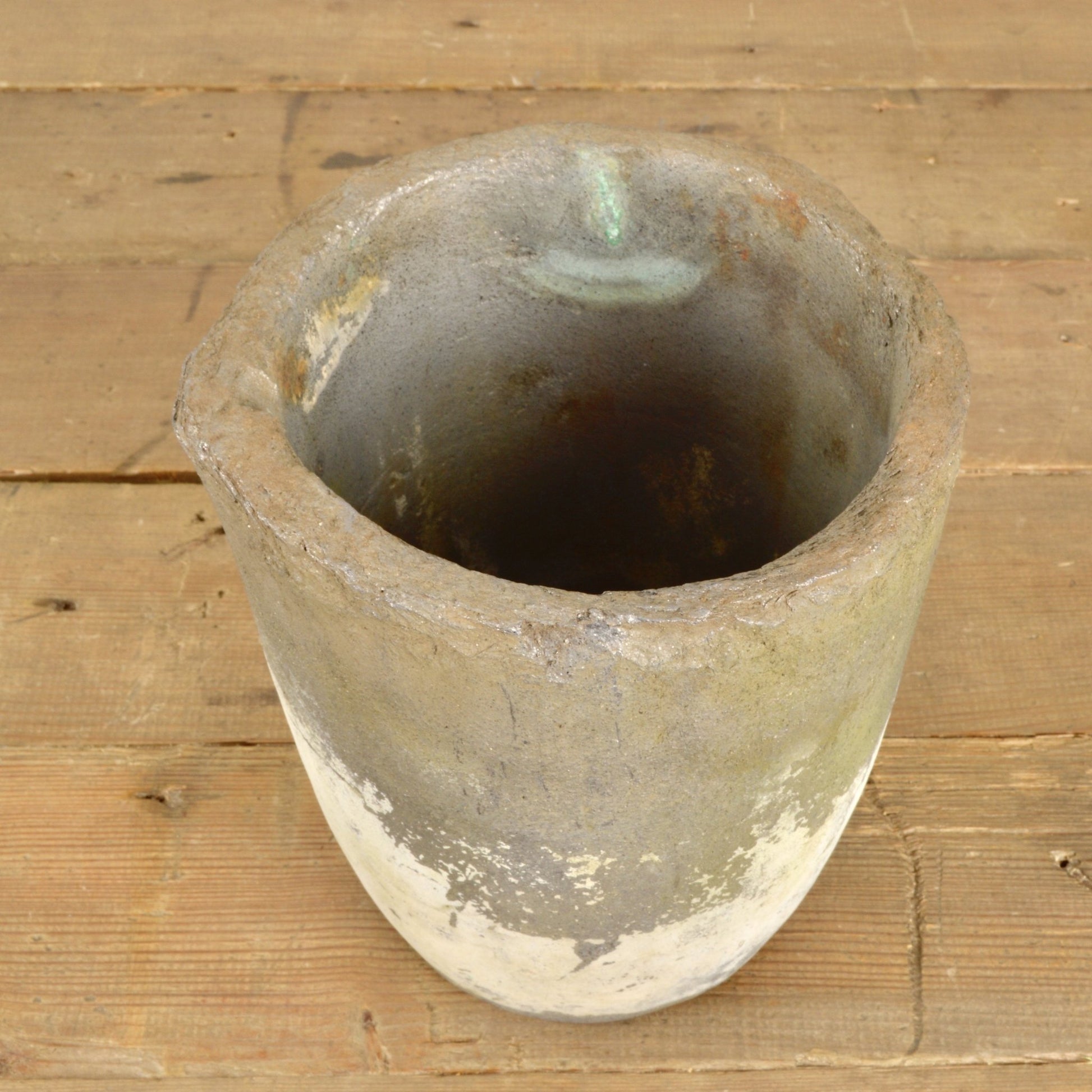 Antique Plumbago Crucible - Salvage-Garden