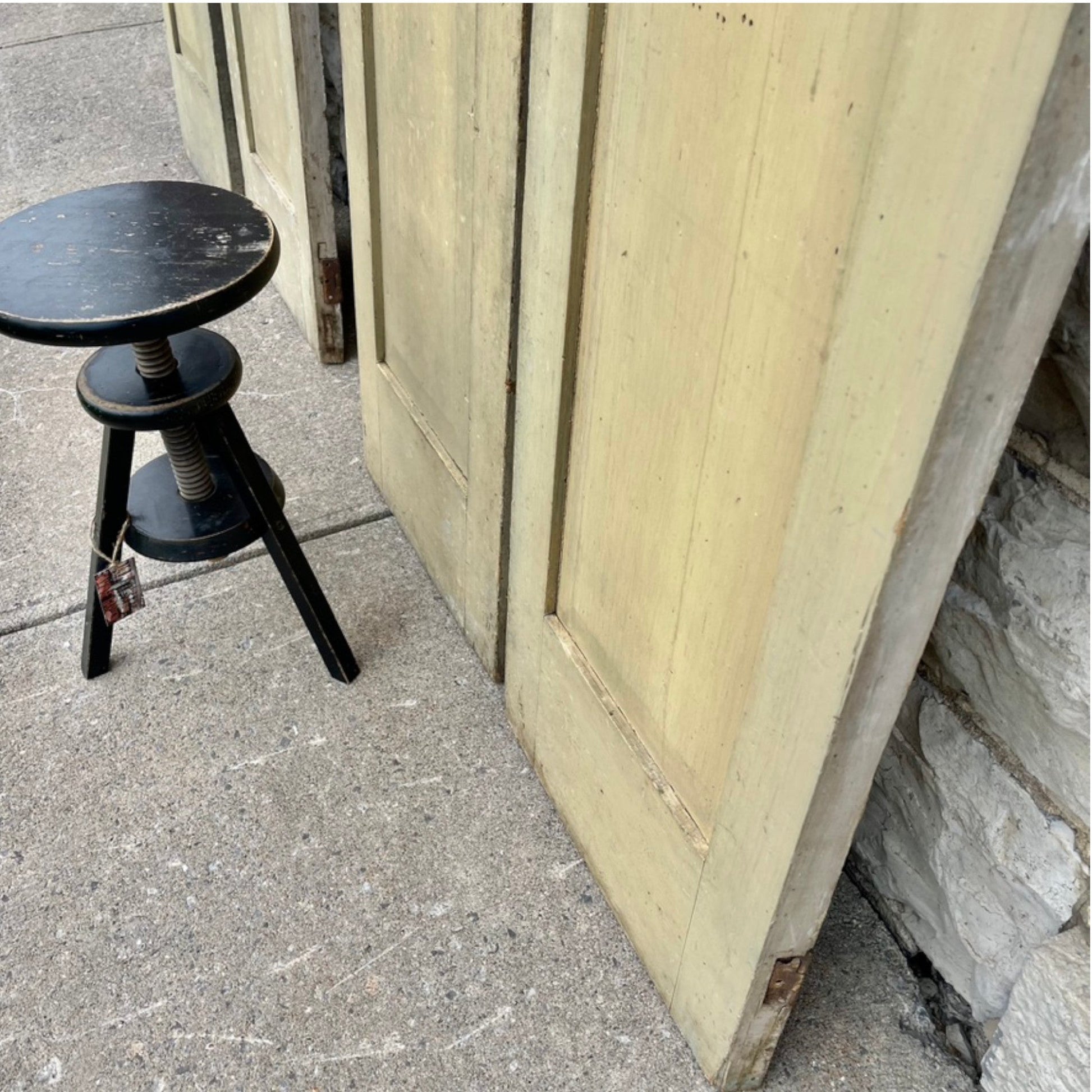 Antique Quebec Raised Panel Doors - Salvage-Garden