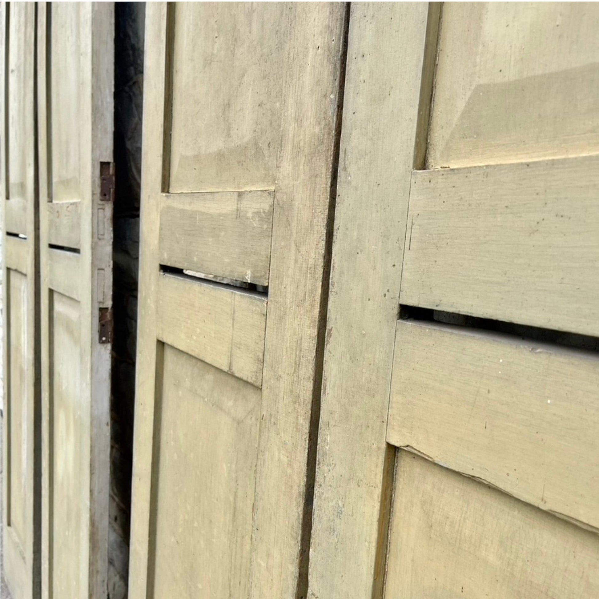 Antique Quebec Raised Panel Doors - Salvage-Garden