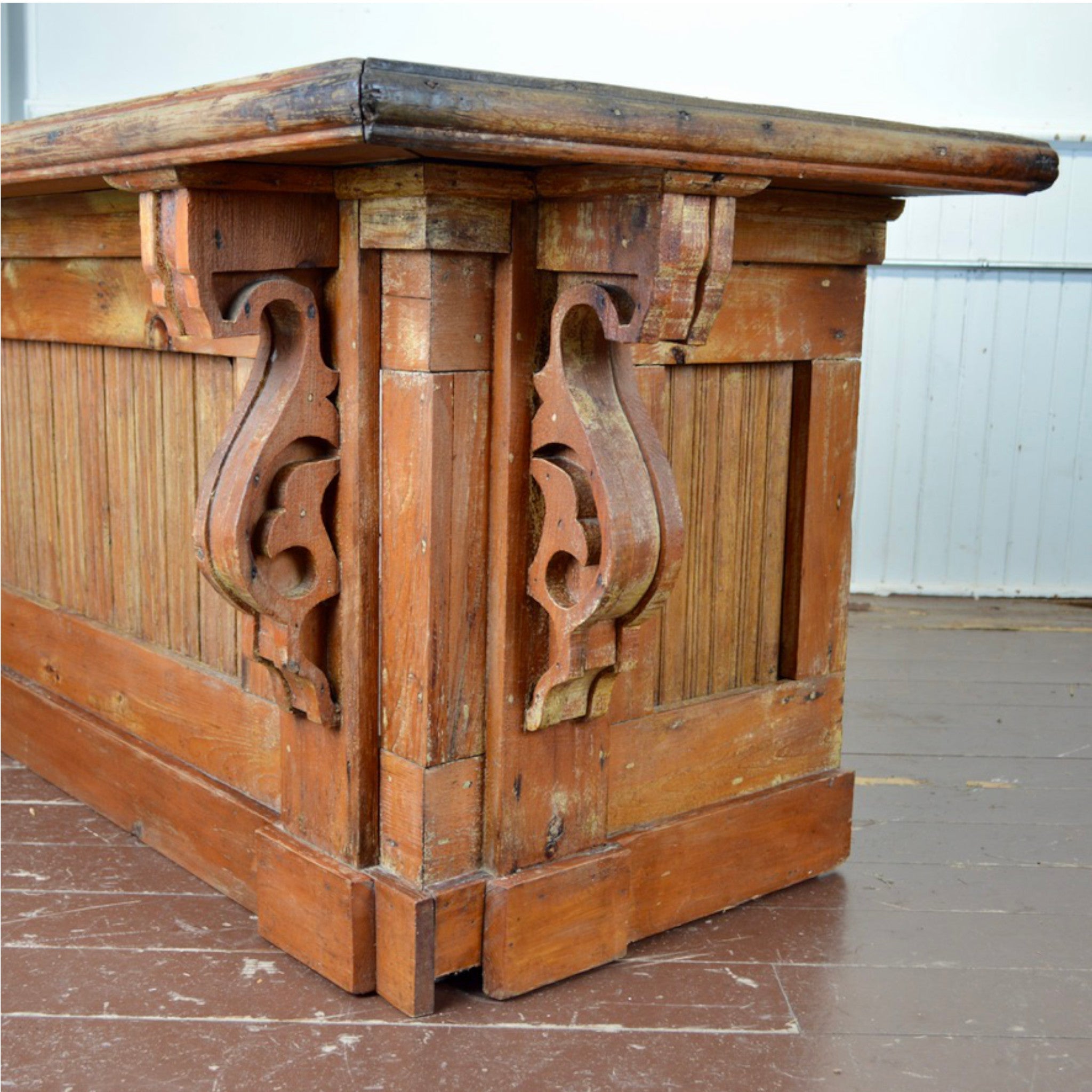 Antique Store Counter - Salvage-Garden