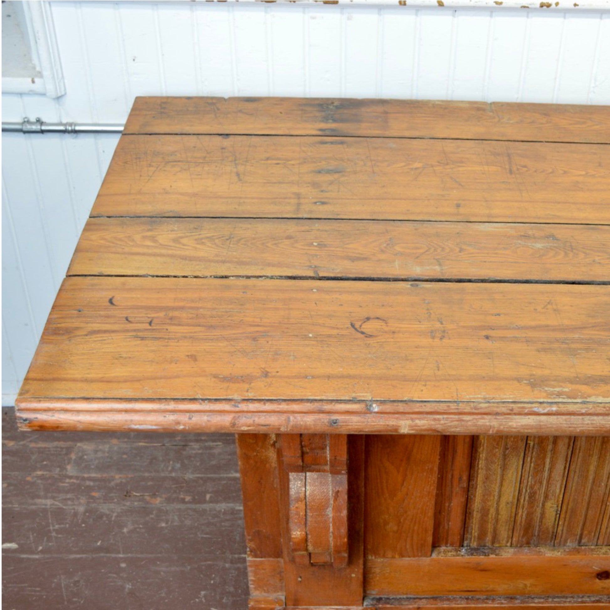 Antique Store Counter - Salvage-Garden