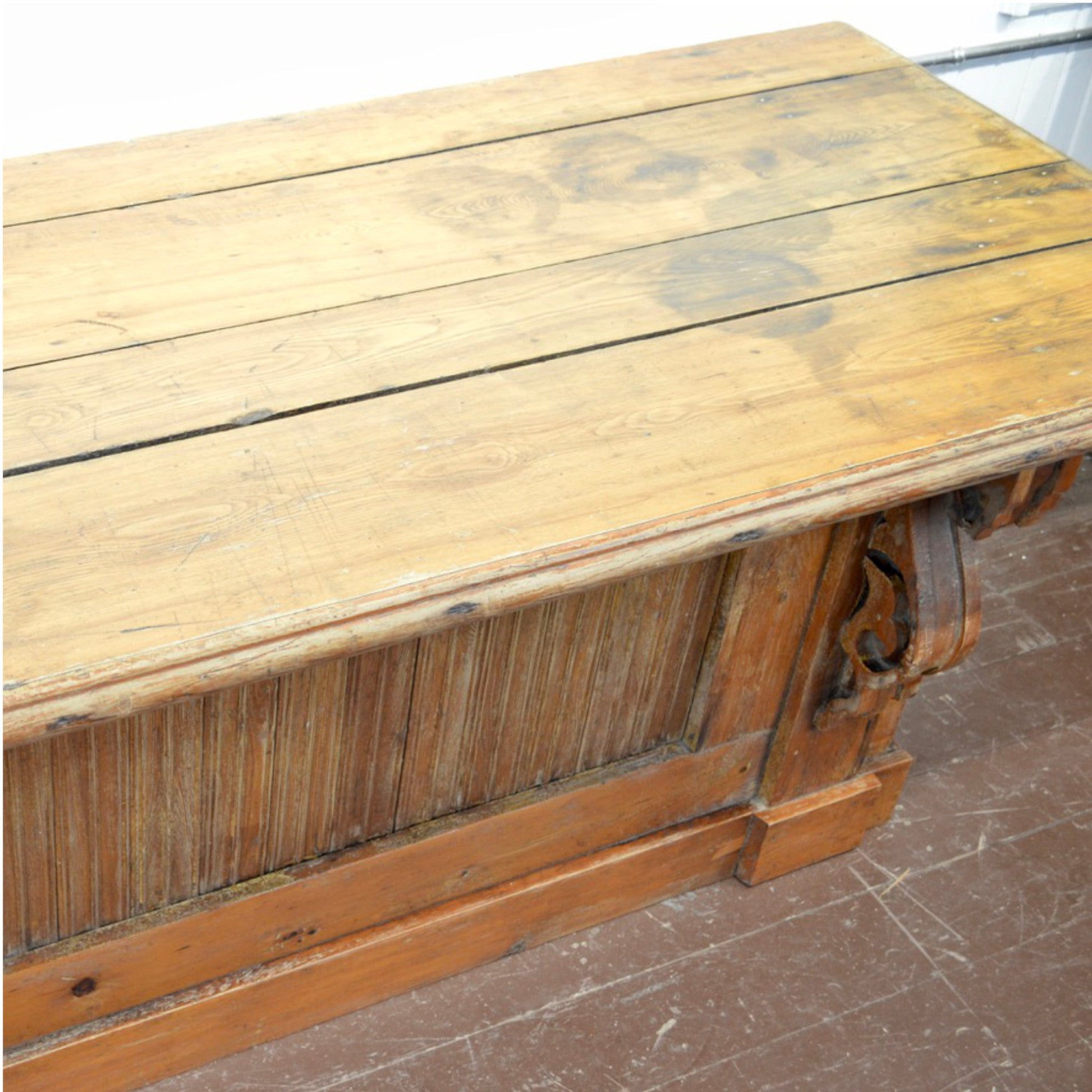 Antique Store Counter - Salvage-Garden