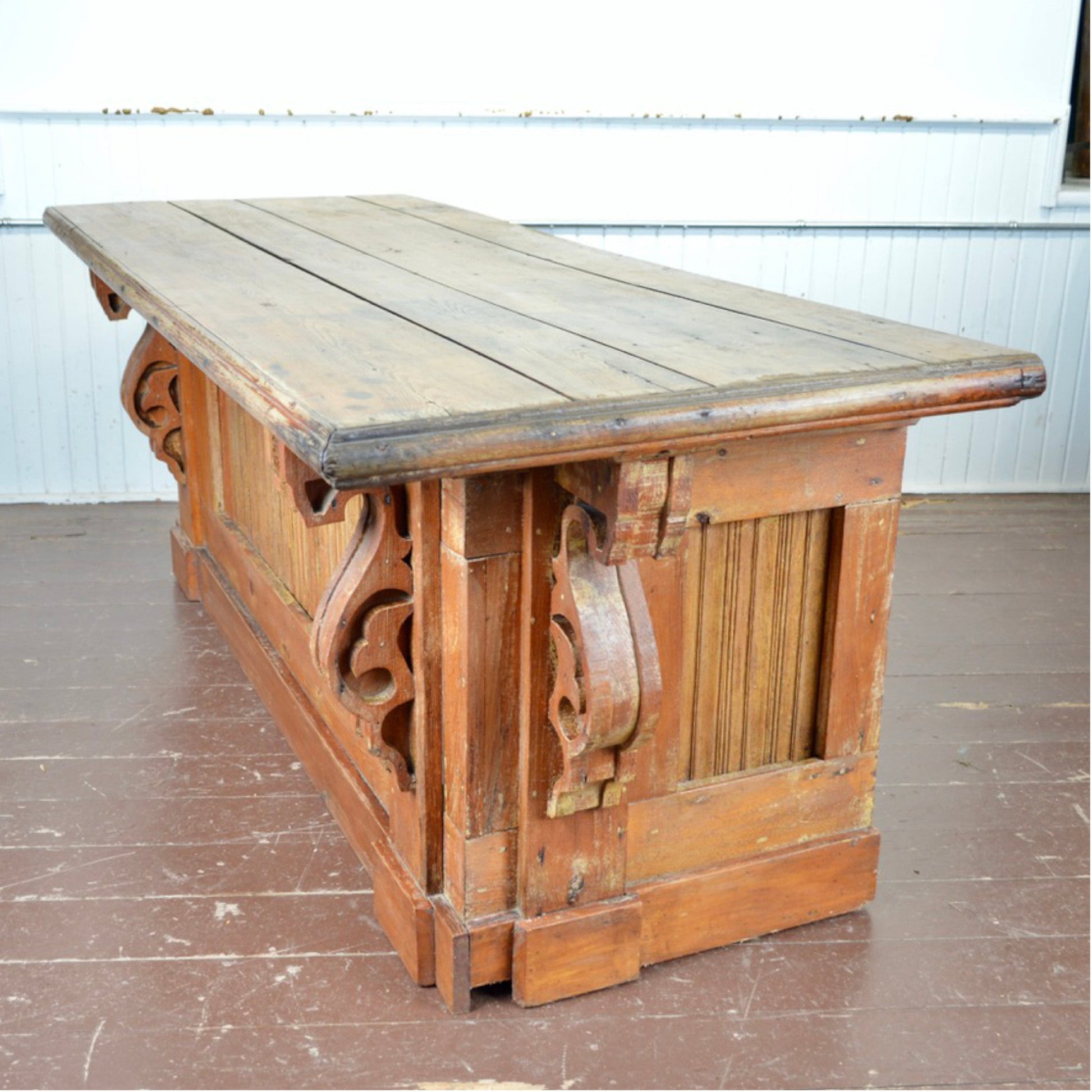Antique Store Counter - Salvage-Garden