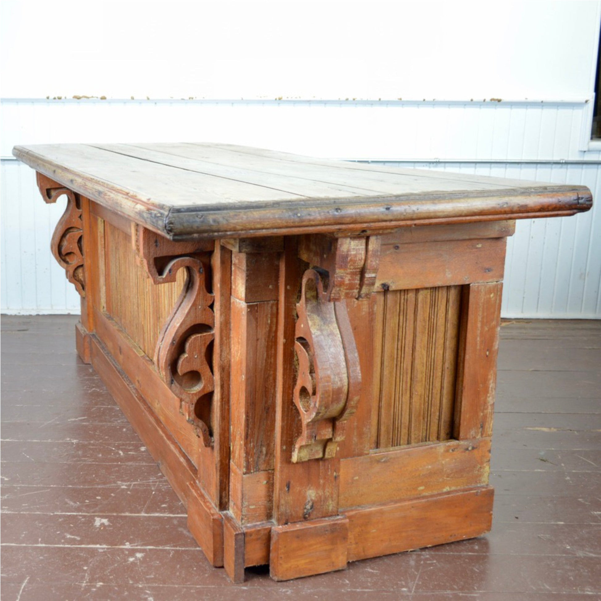 Antique Store Counter - Salvage-Garden
