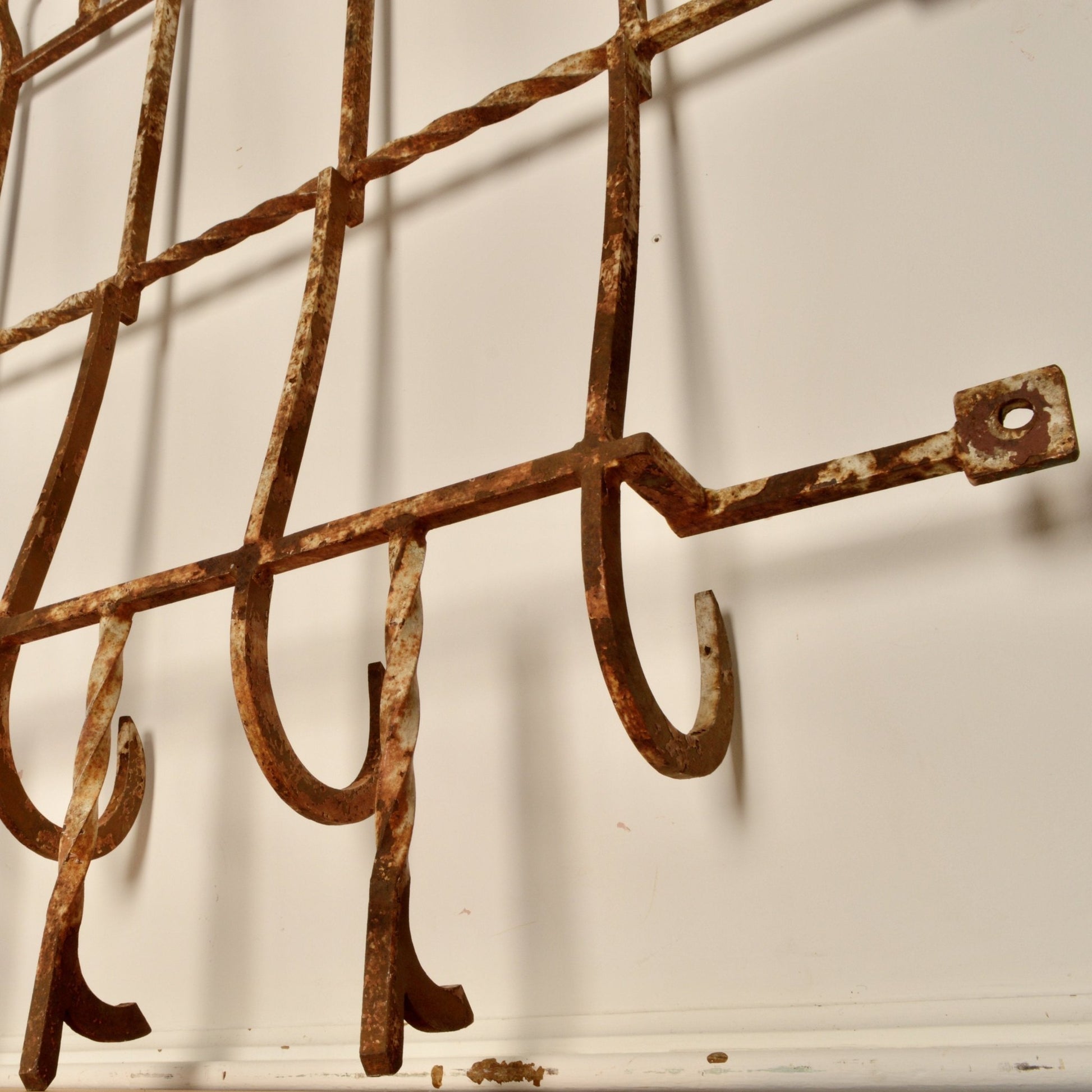 Antique Wrought Iron Window - Salvage-Garden