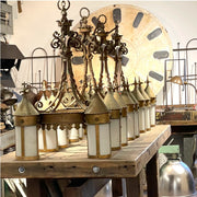 Art Deco Chandeliers From Manitonna Hotel - Salvage-Garden