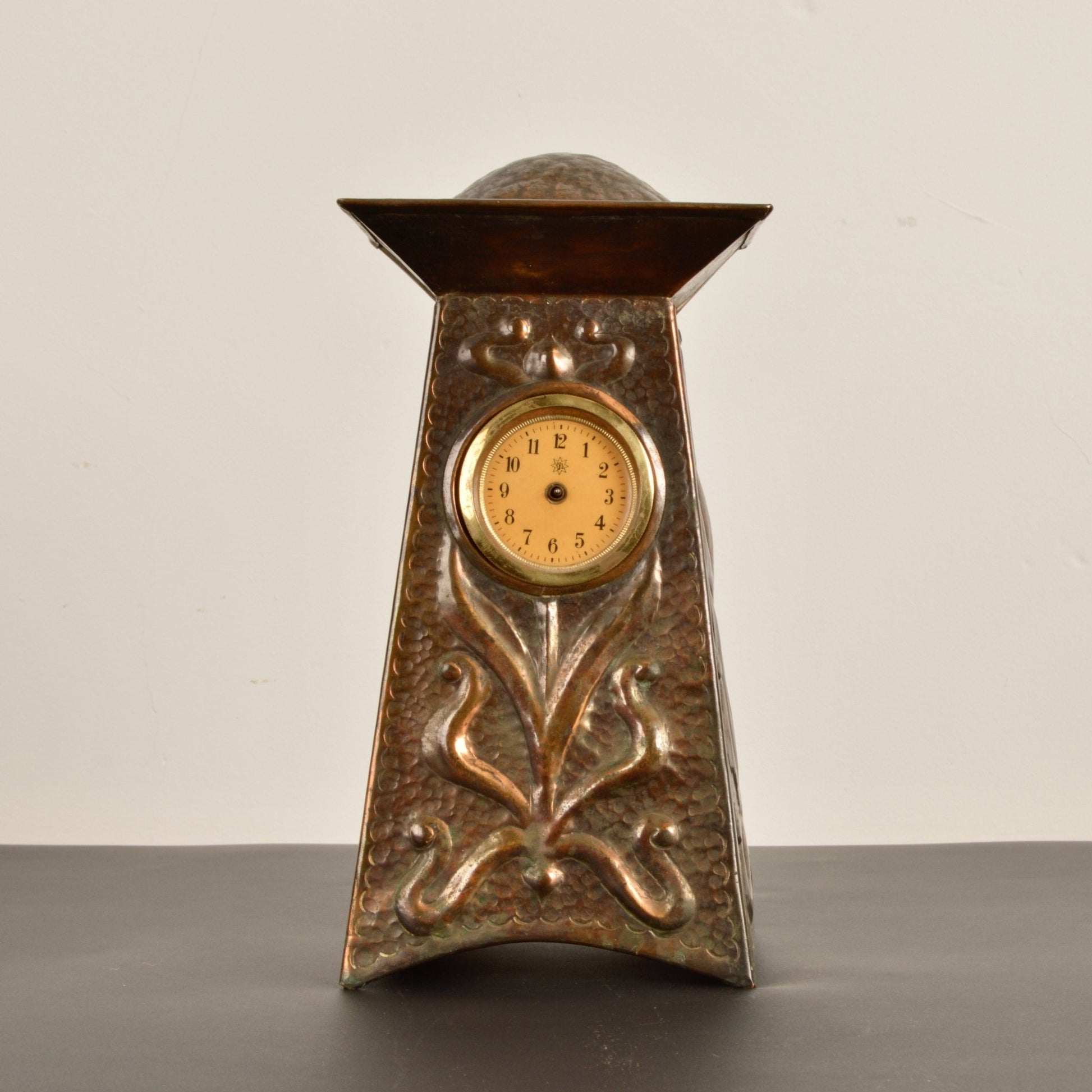 Arts and Crafts Clock - Salvage-Garden