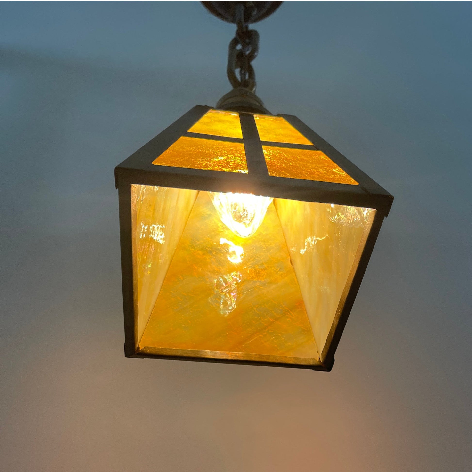 Arts & Crafts Pendant Light - Salvage-Garden