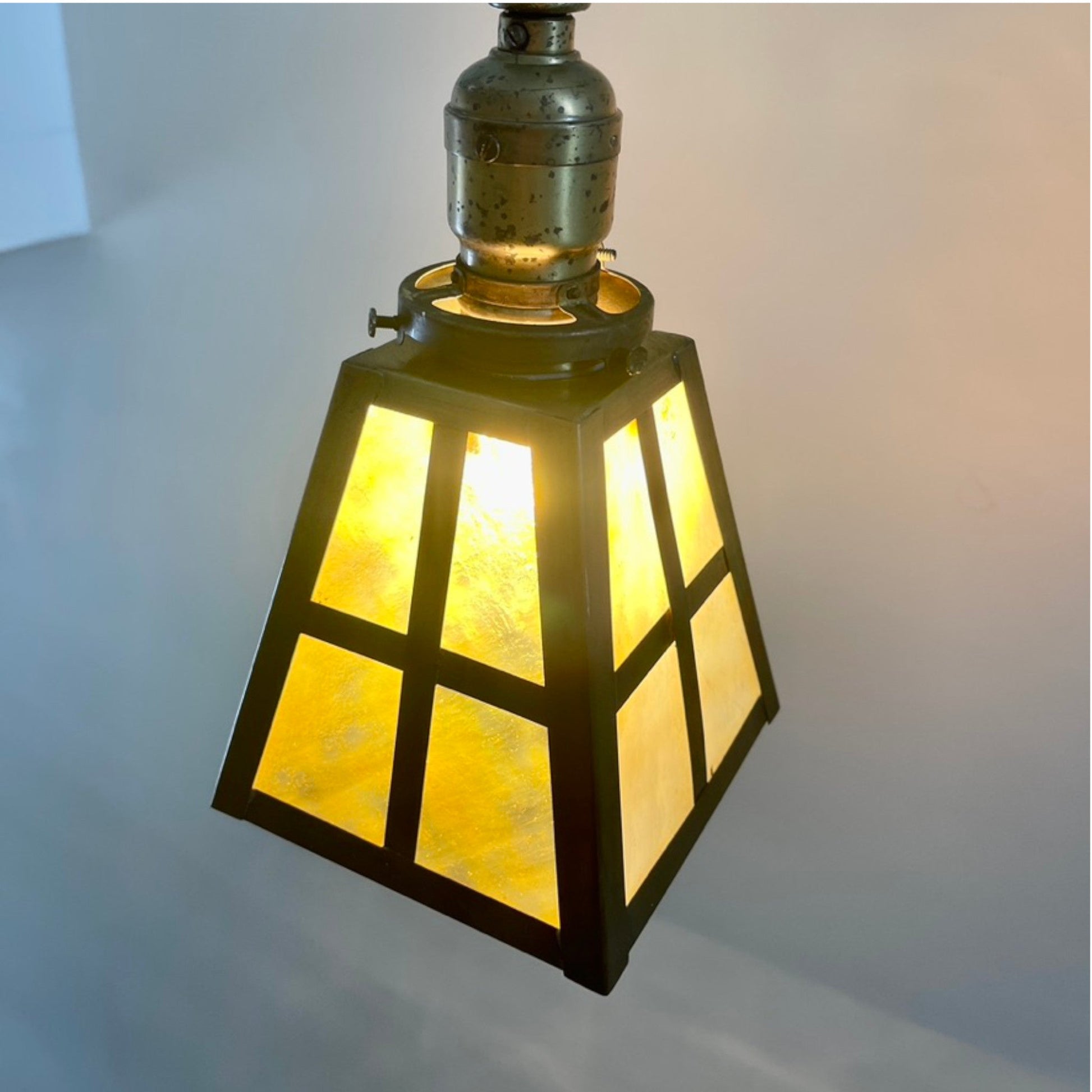 Arts & Crafts Pendant Light - Salvage-Garden