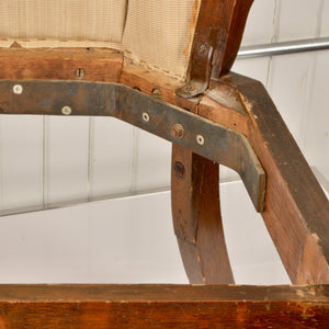 Barley Twist Oak Arm Chair Salvage-Garden