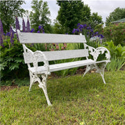 Blackberry & Bramble Cast Iron Bench - Salvage-Garden