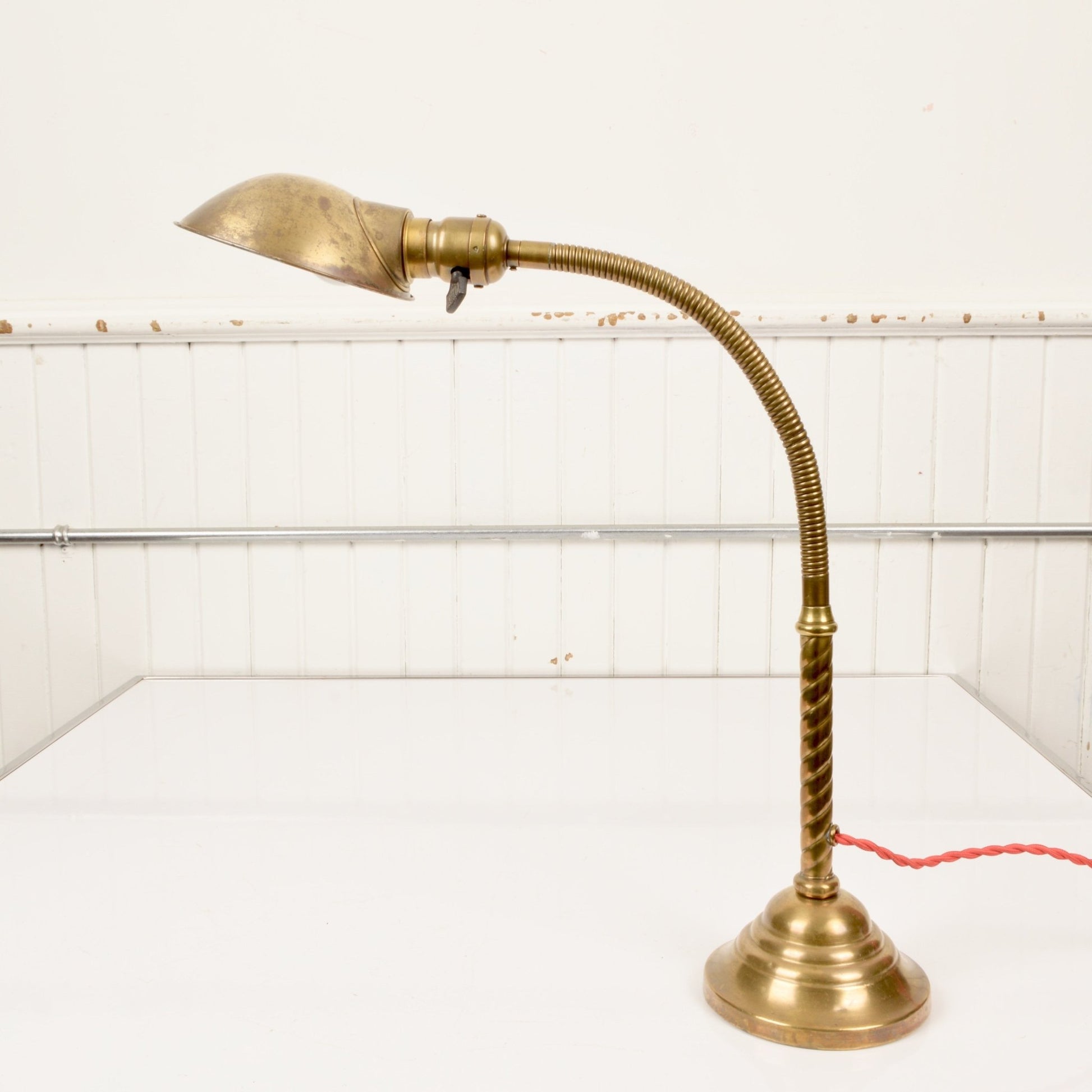Brass Faries Co. Gooseneck Desk Lamp - Salvage-Garden