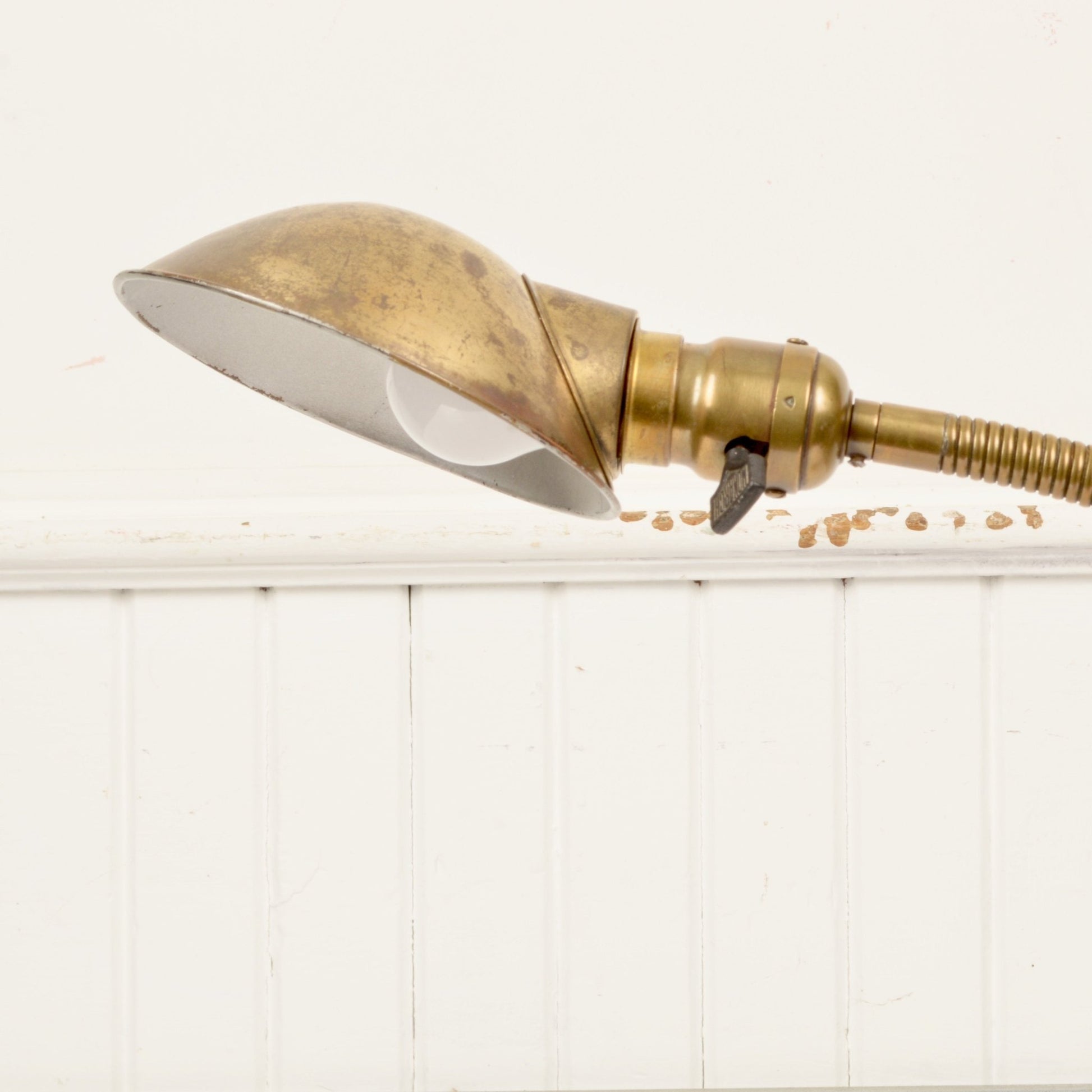 Brass Faries Co. Gooseneck Desk Lamp - Salvage-Garden