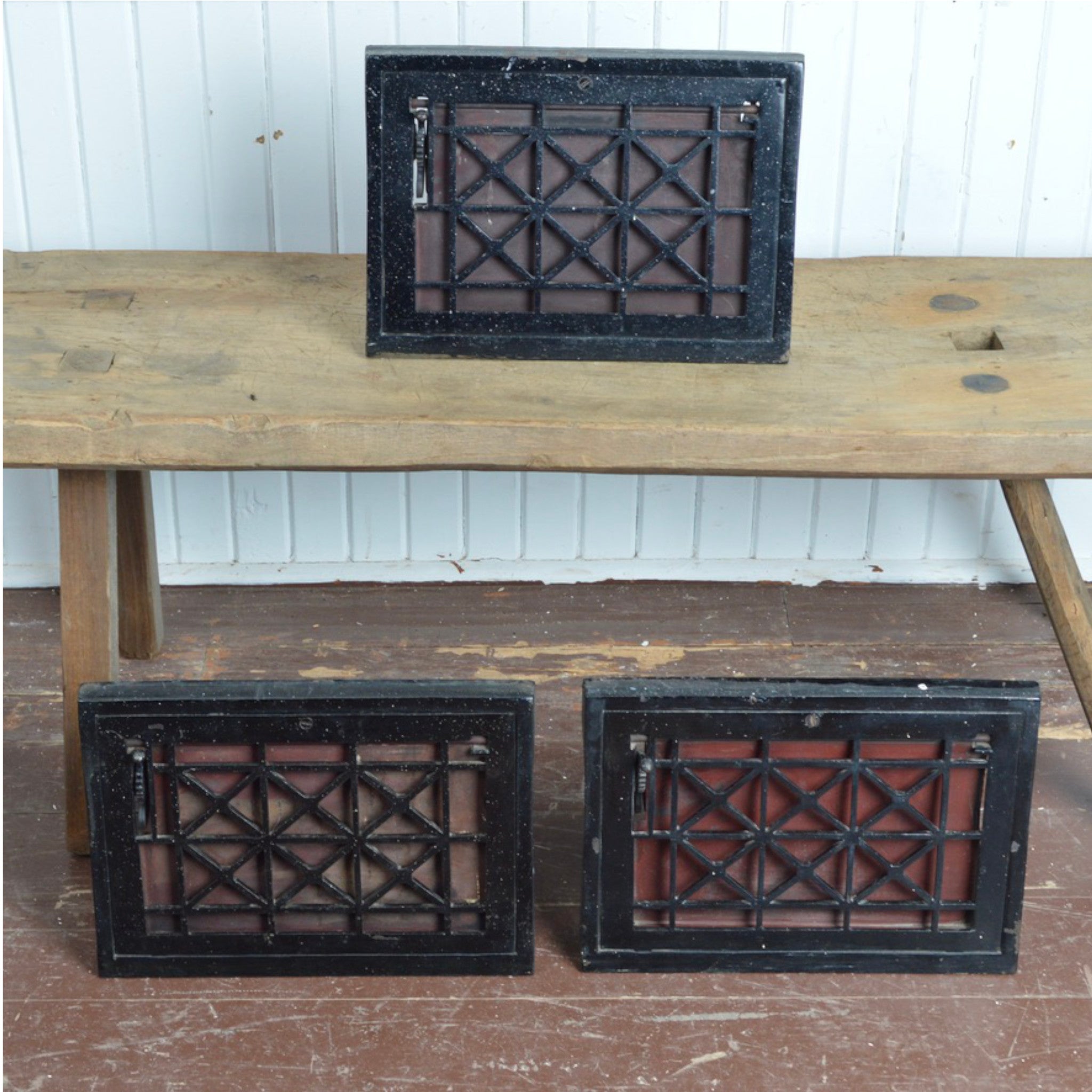 Cast Iron Heat Registers in Arts & Crafts Style - Salvage-Garden